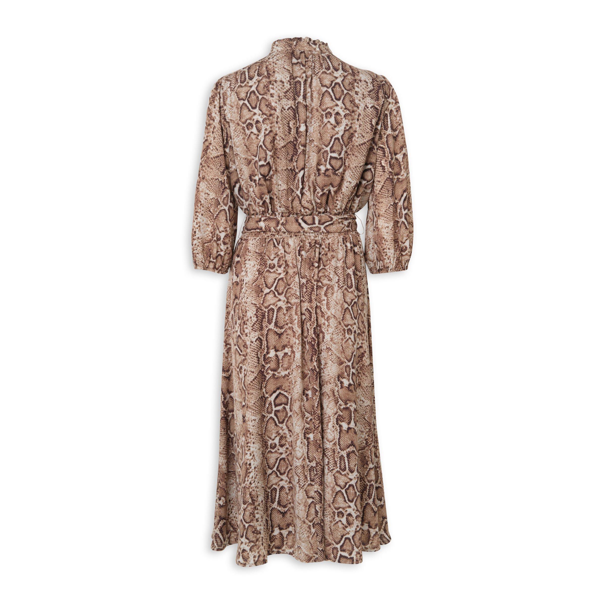 Sheike snake print outlet dress