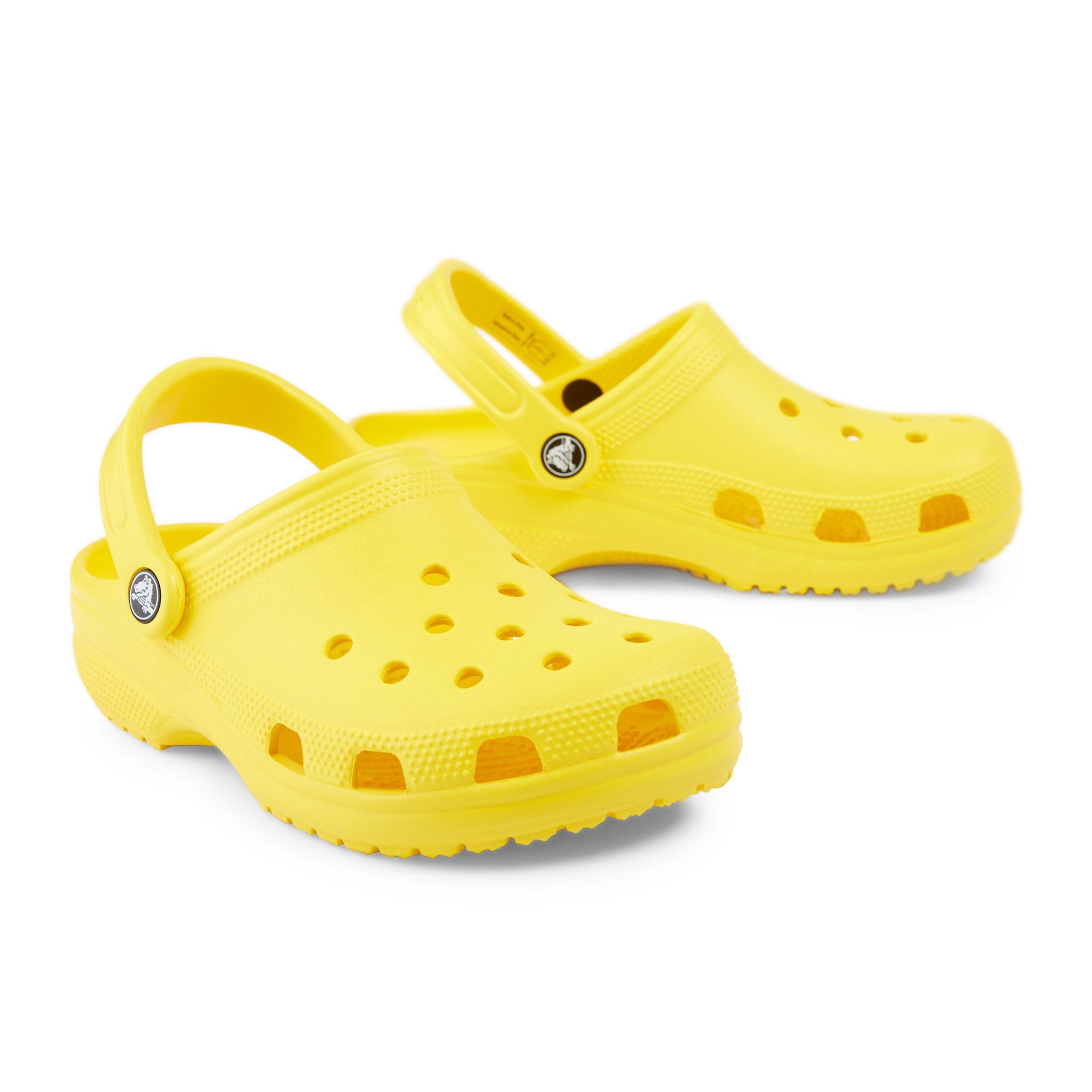 Yellow crocs on clearance sale