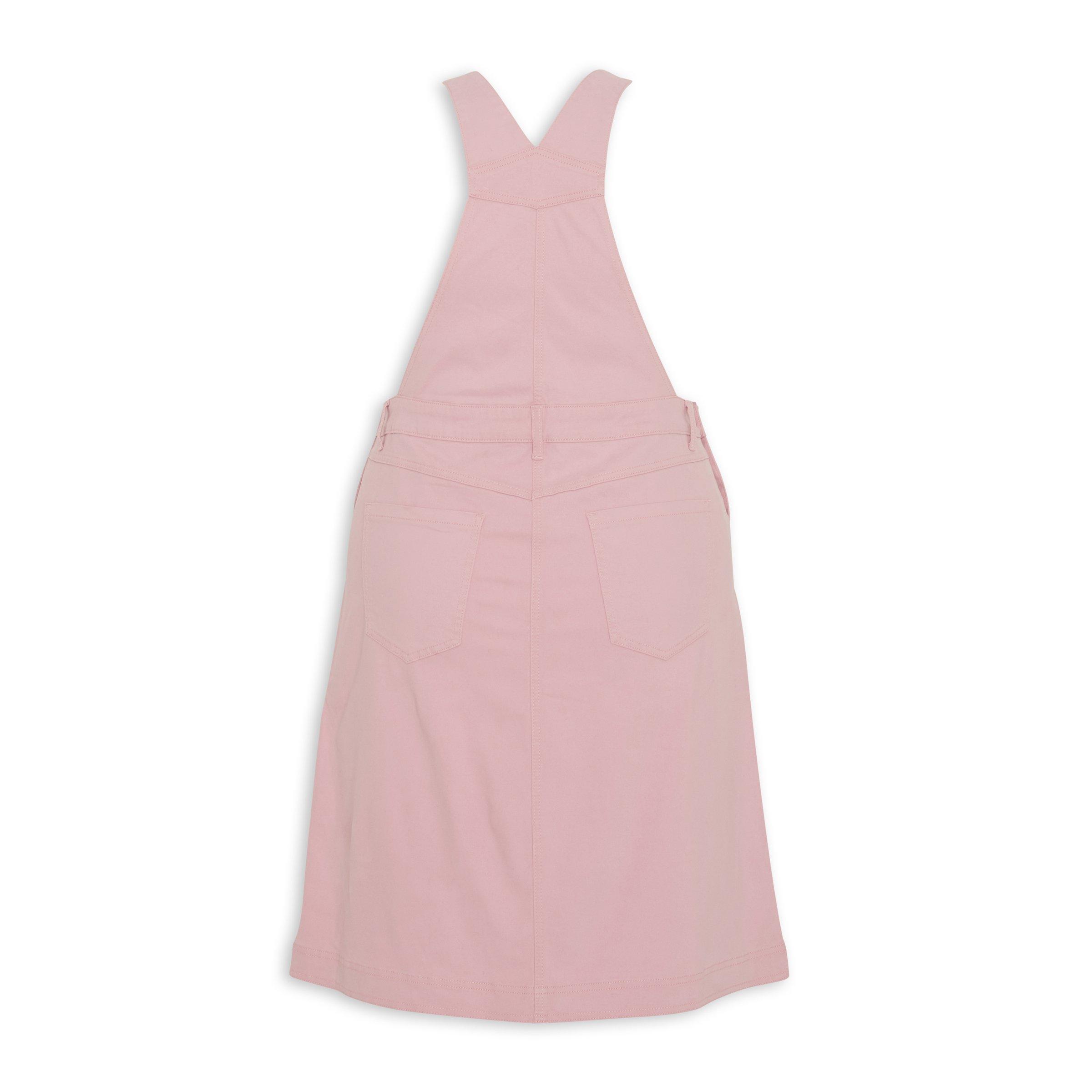 Pale pink 2024 pinafore dress