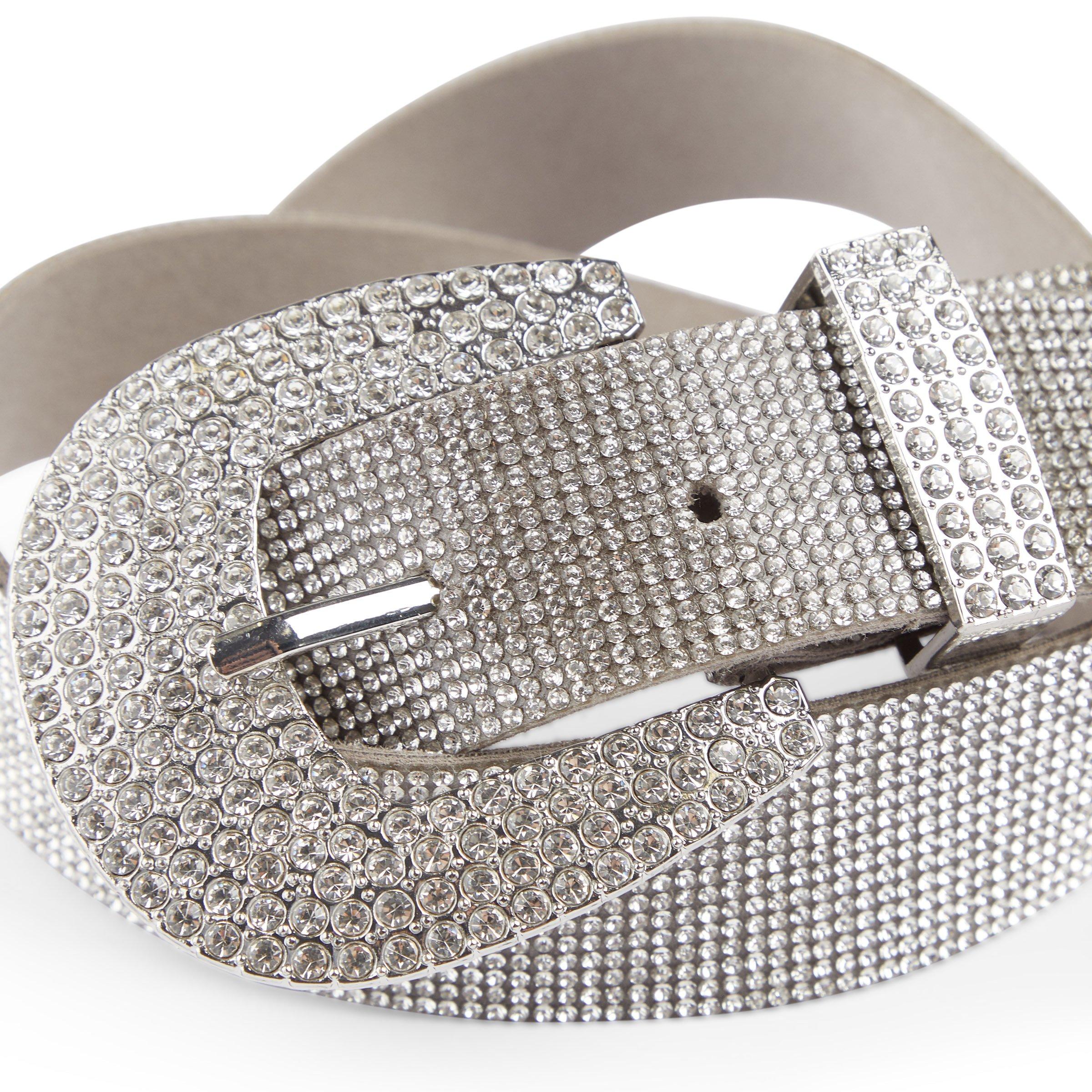 Ladies diamante belt hotsell