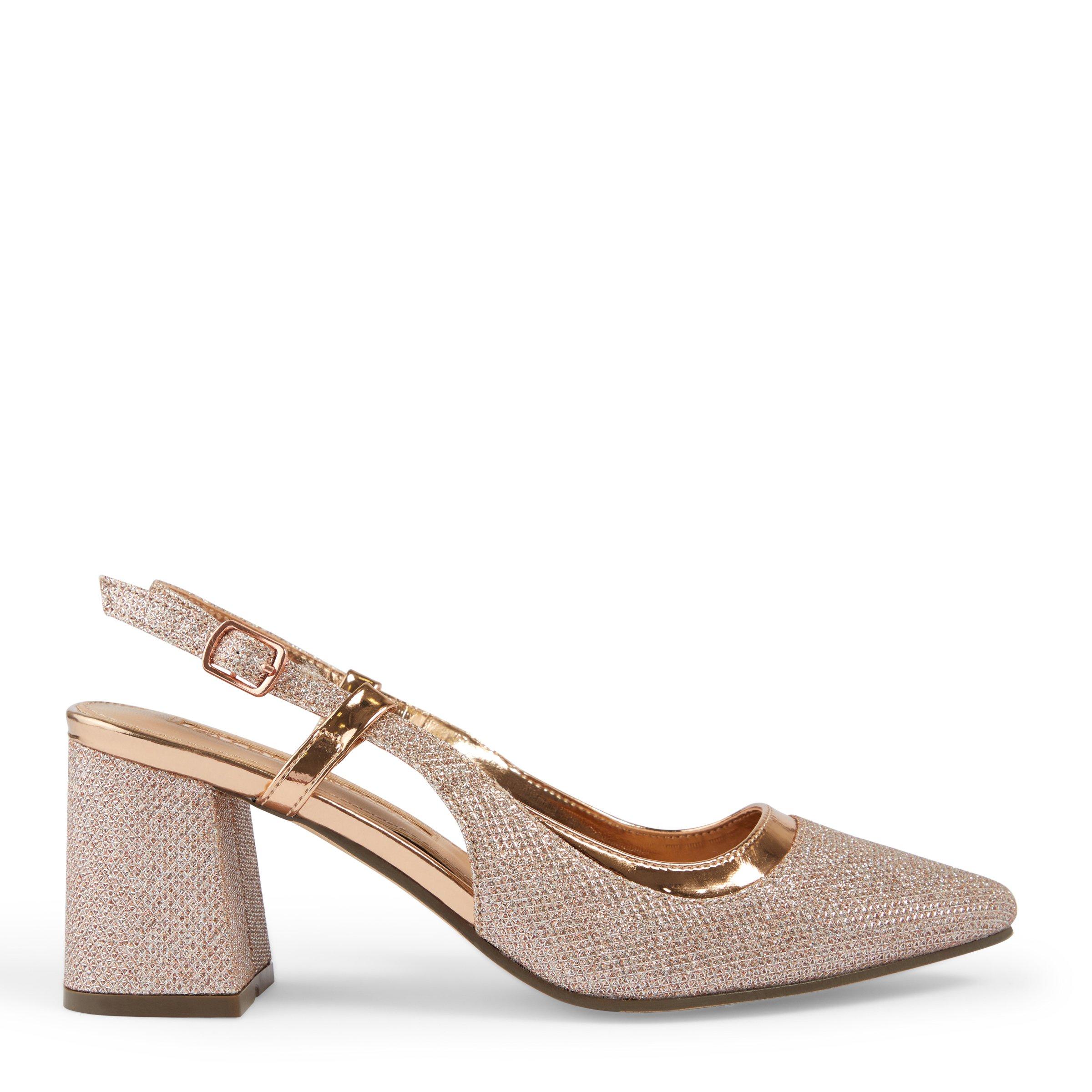 Rose gold sale slingbacks