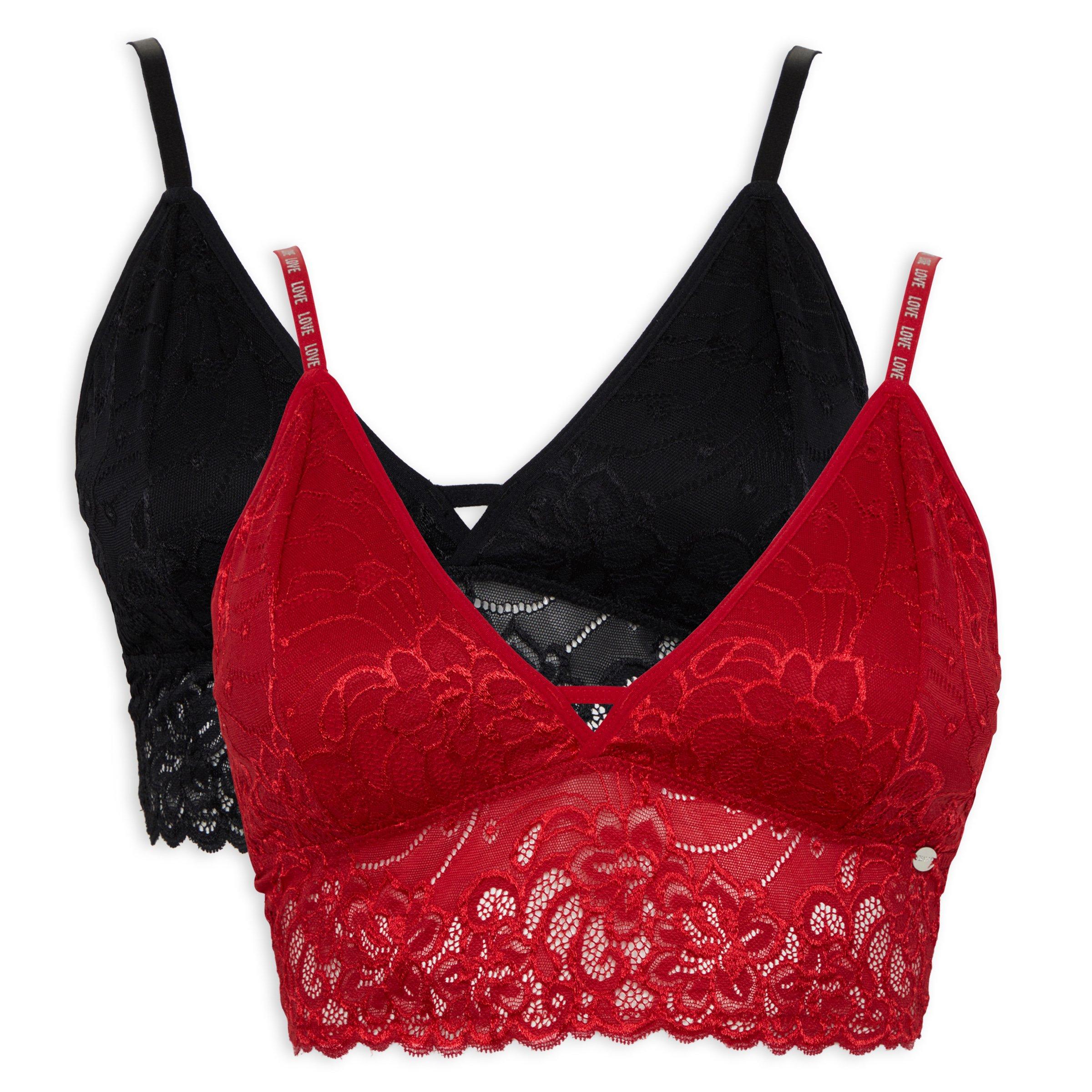 2-pack Lace Crop Top Bras (3077812)