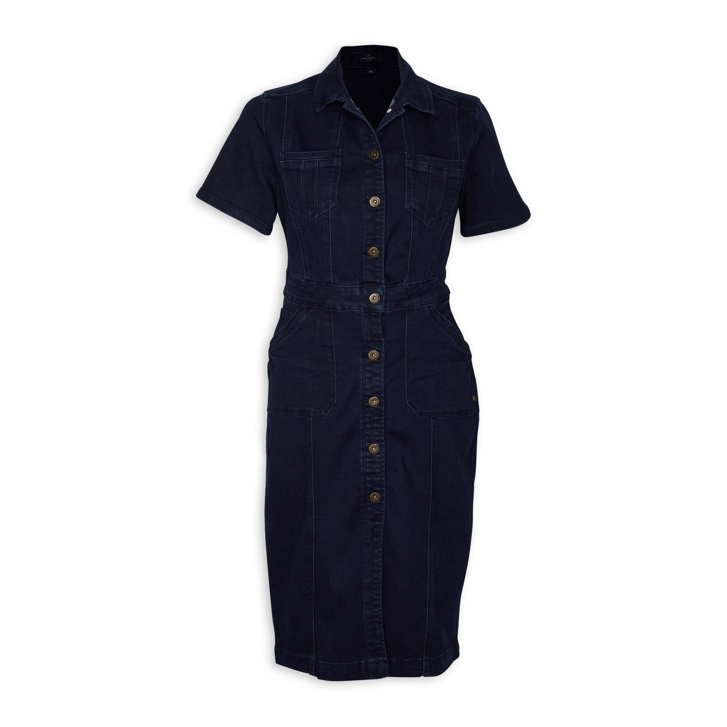 Denim, Denim Pinafore Dress