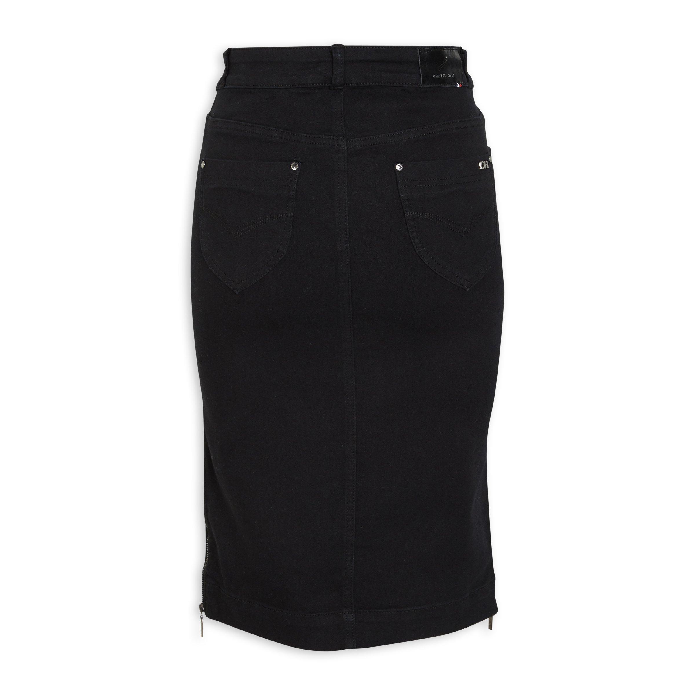 Black jean shop pencil skirt