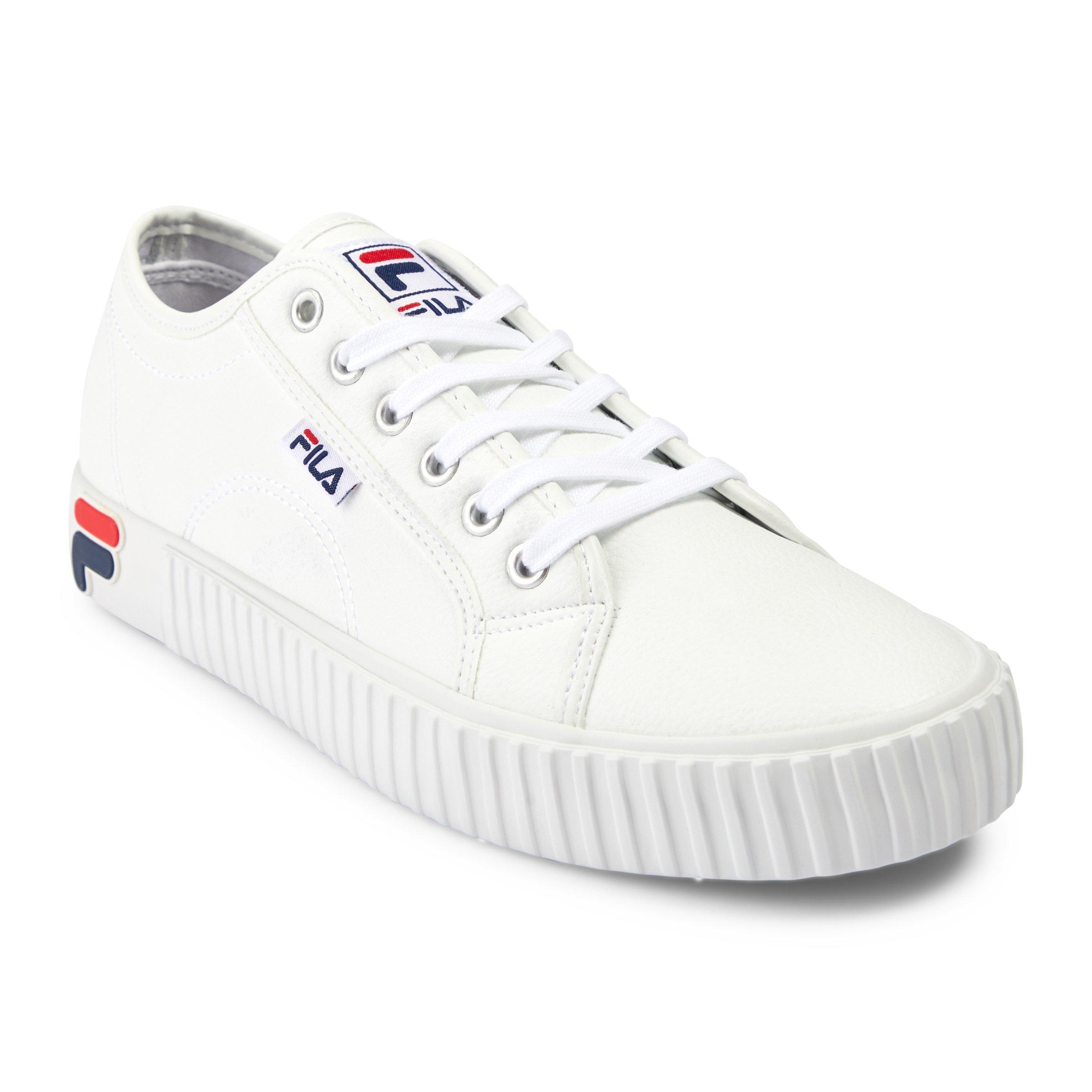 Fila female white on sale sneakers