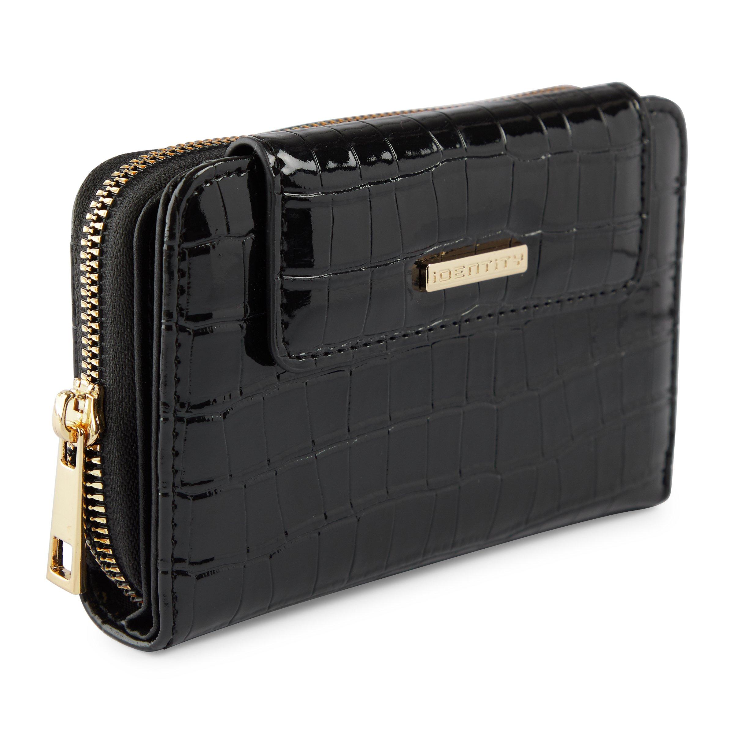 Black flap online purse