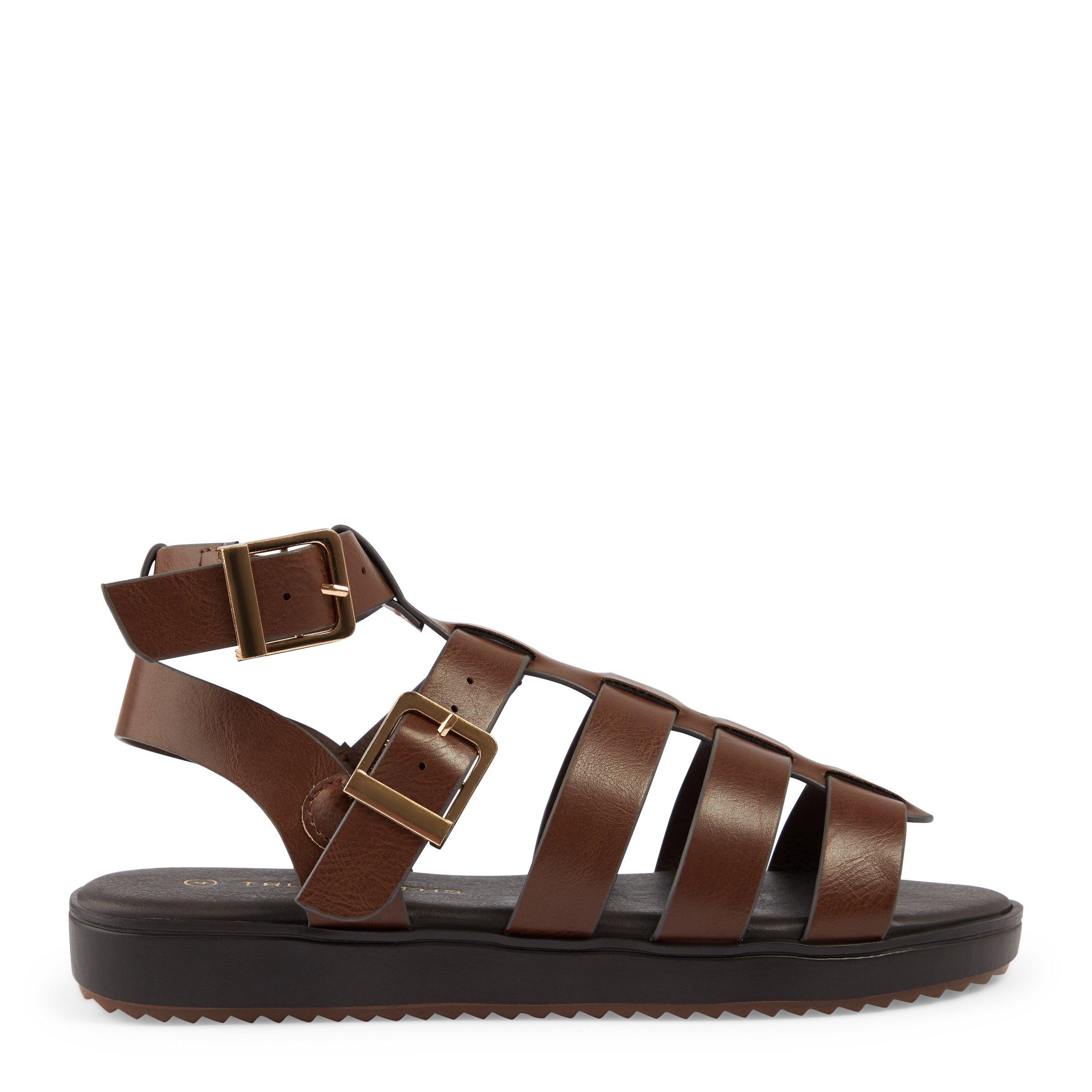 Womens tan store gladiator sandals