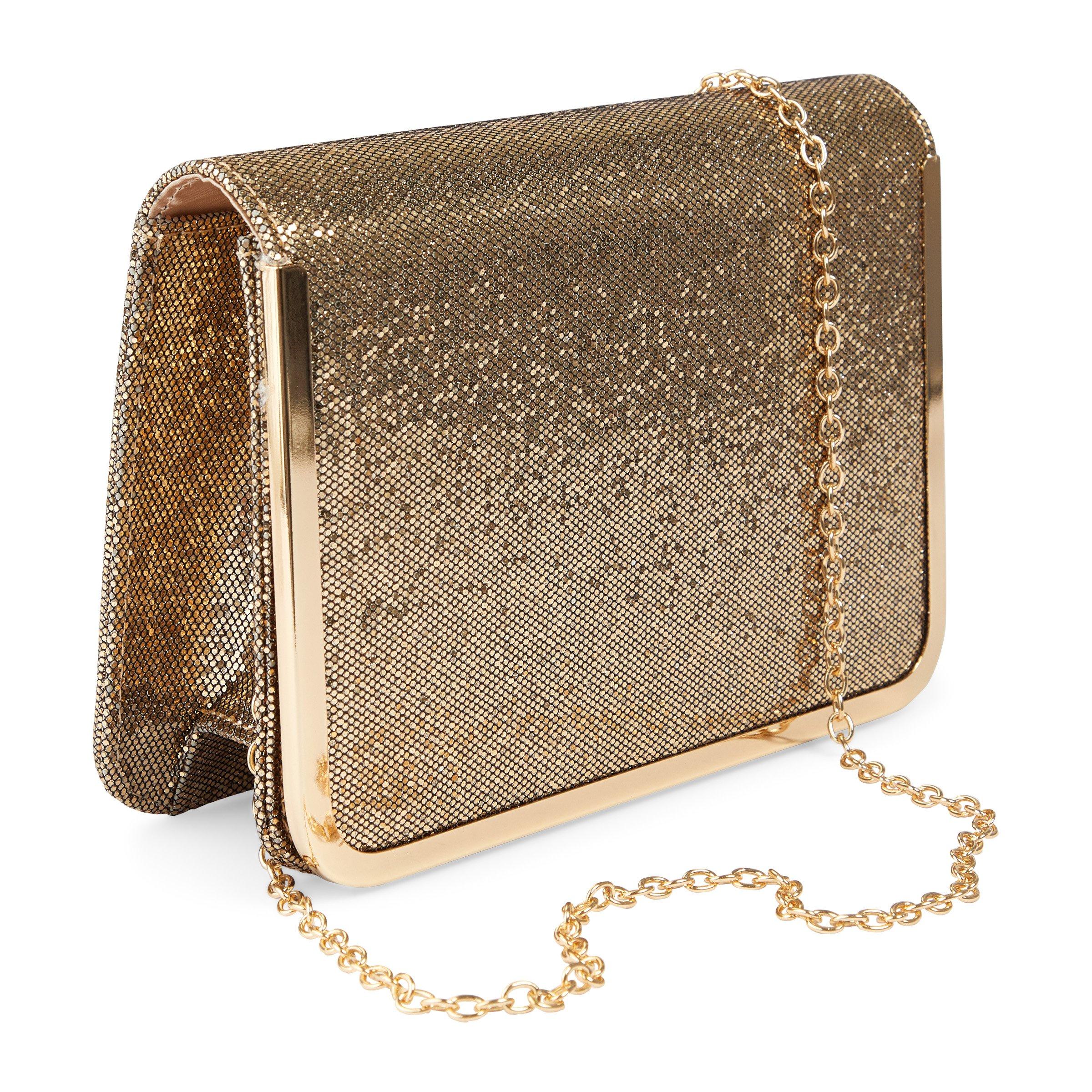 Bronze gold clutch bag sale