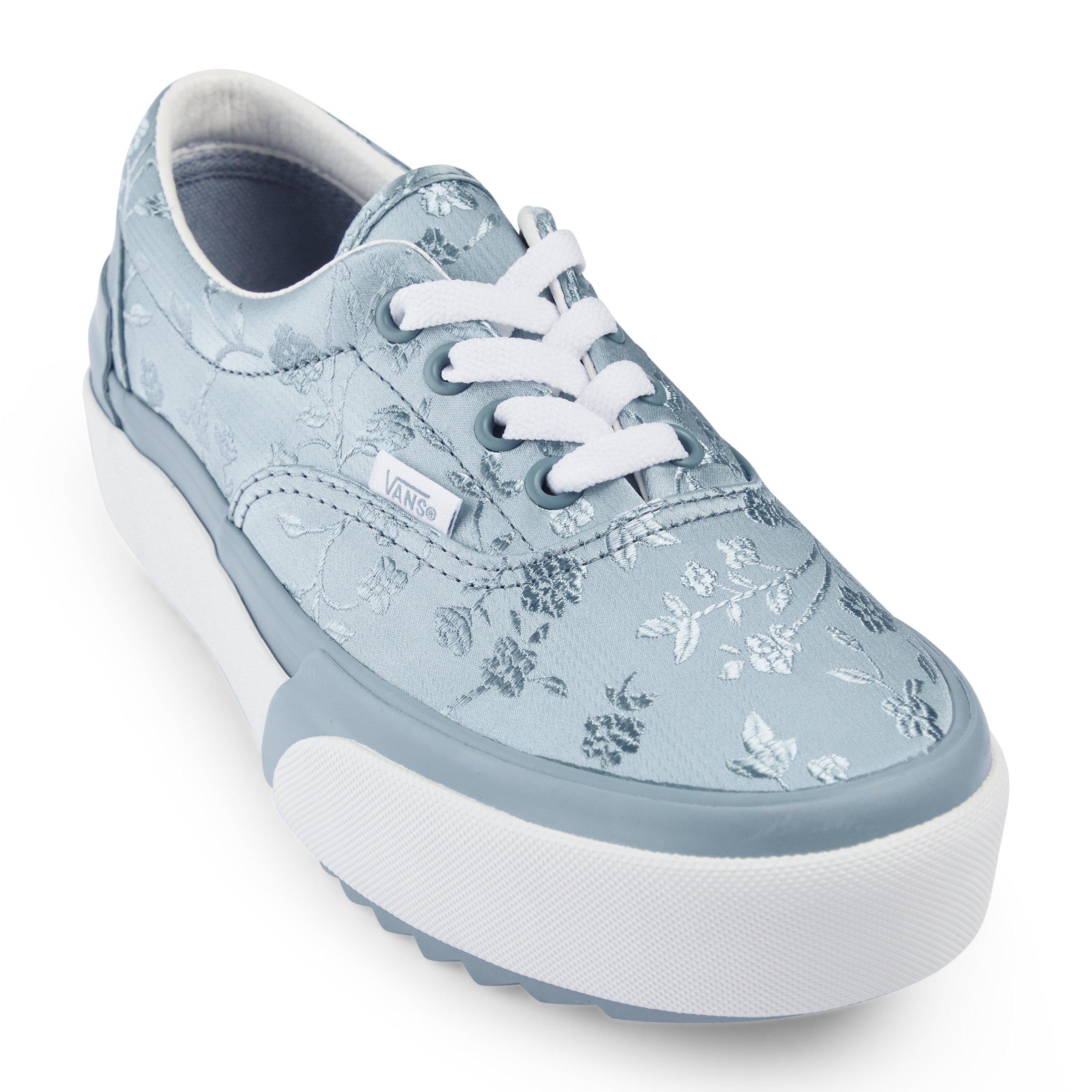 Grey vans cheap with flowers