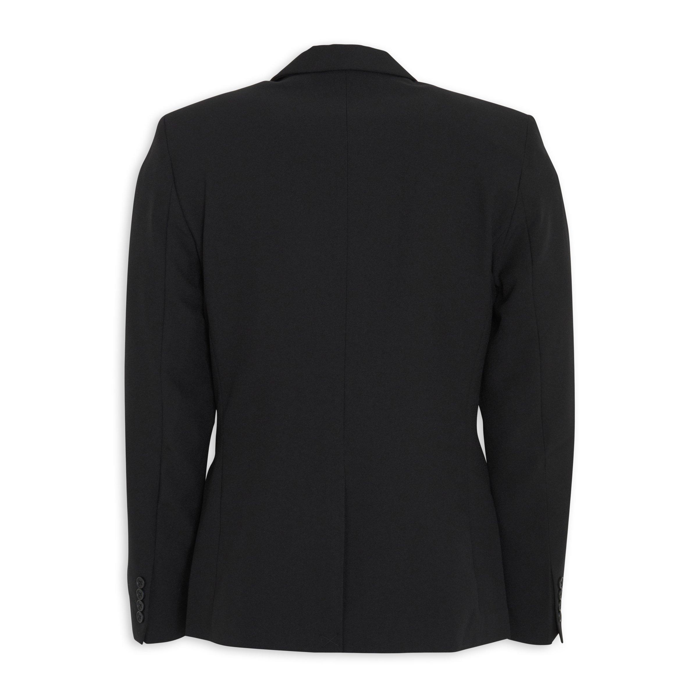 princess polly baby blue dress BLACK STYLISH JACKET/BLAZER – Scattered Fashion main image 0