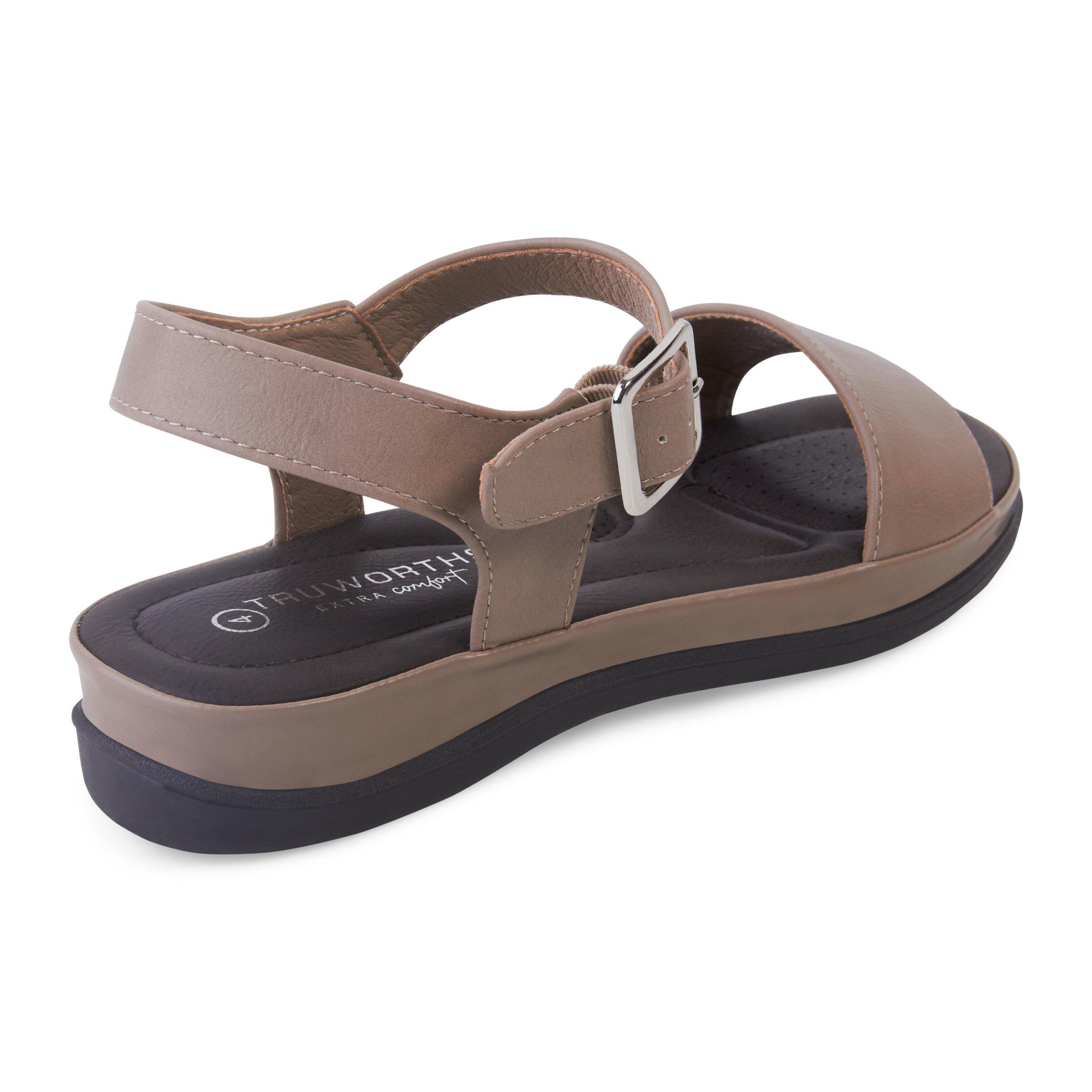 Taupe Ankle Strap Sandal 3081372 Truworths