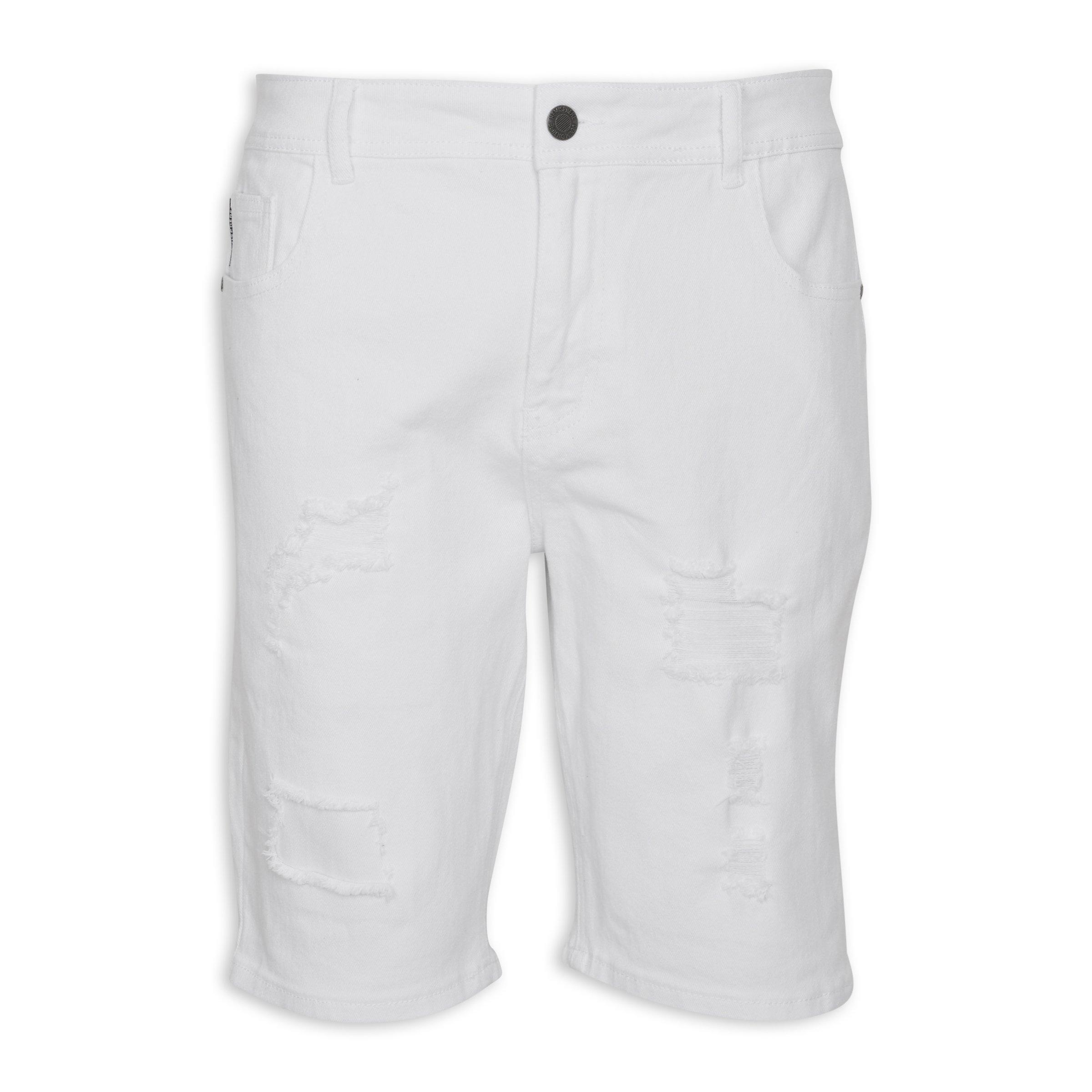 White 2024 jeans short