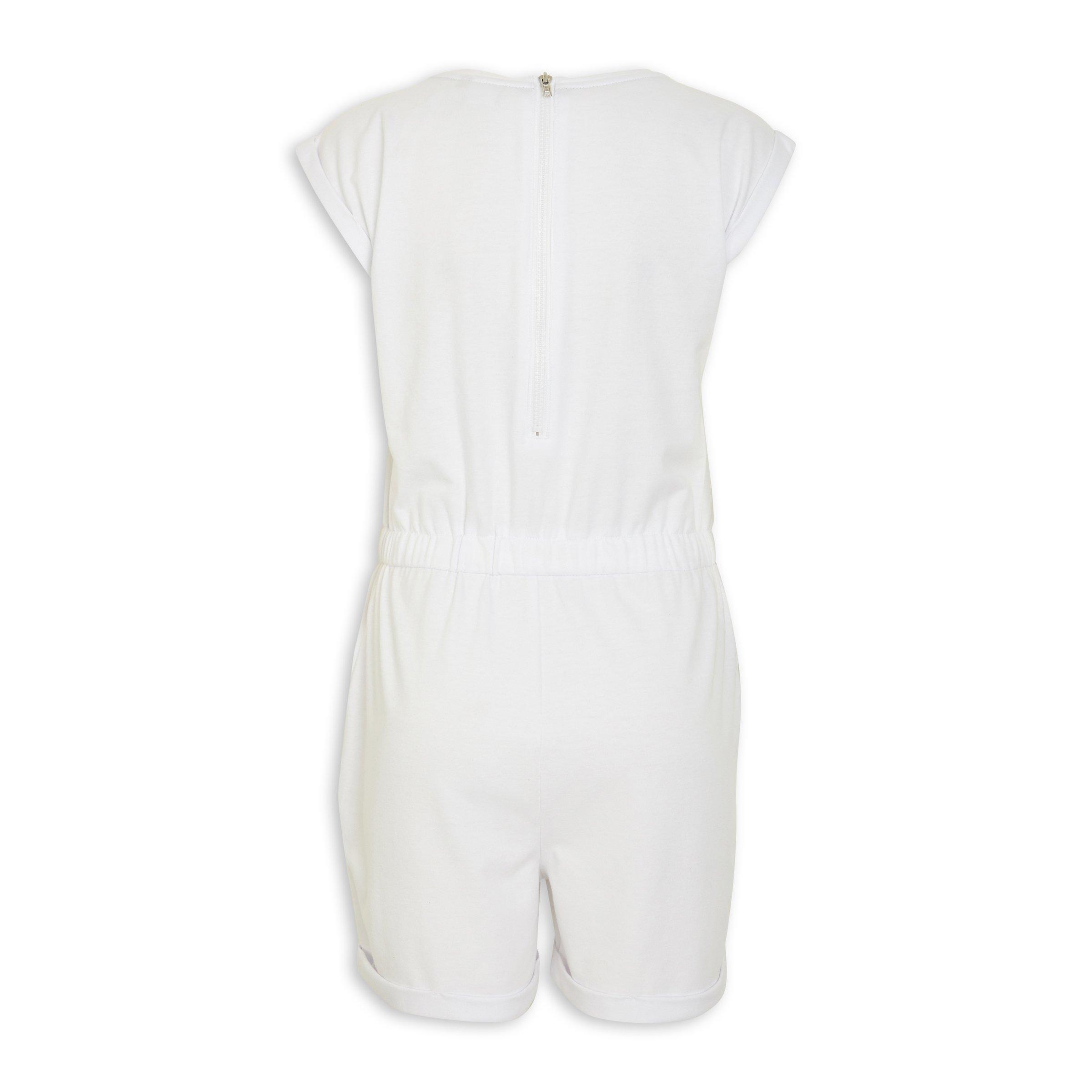 White Short Jumpsuit 3081698 OUTBACK RED Sport