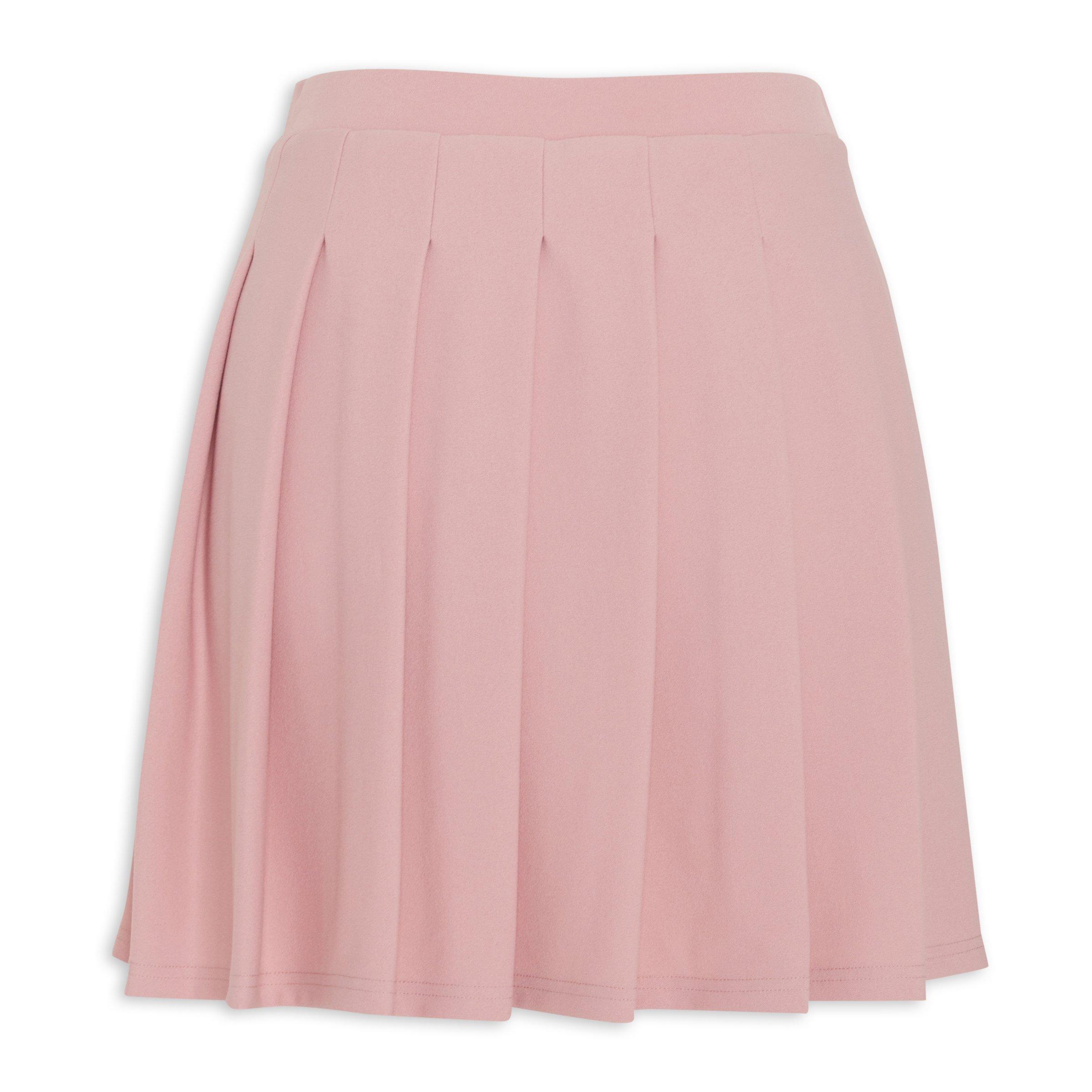 Pink pleated outlet skirt 8x10