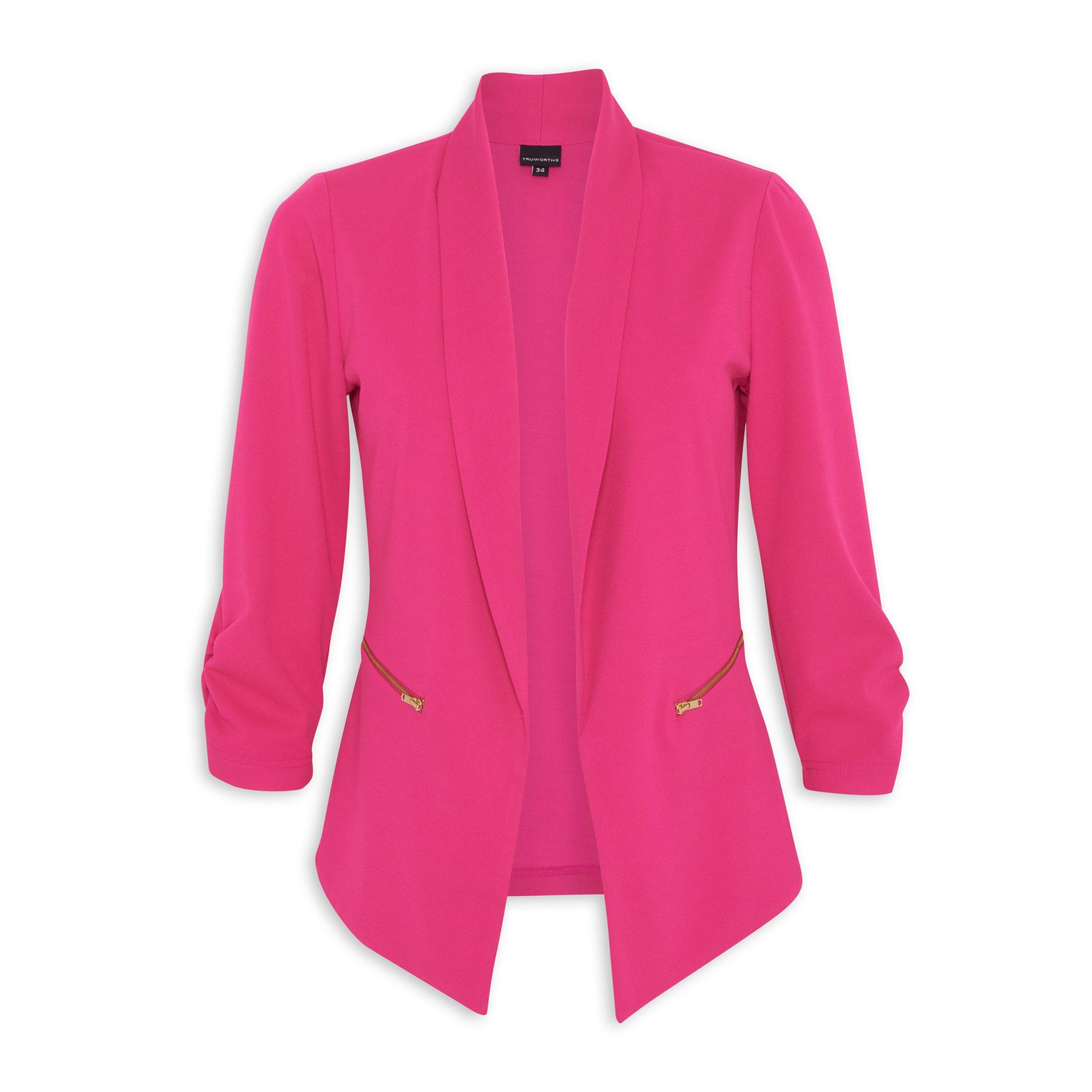 Pink discount woman blazer