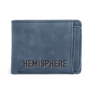 Blue Fold Over Wallet