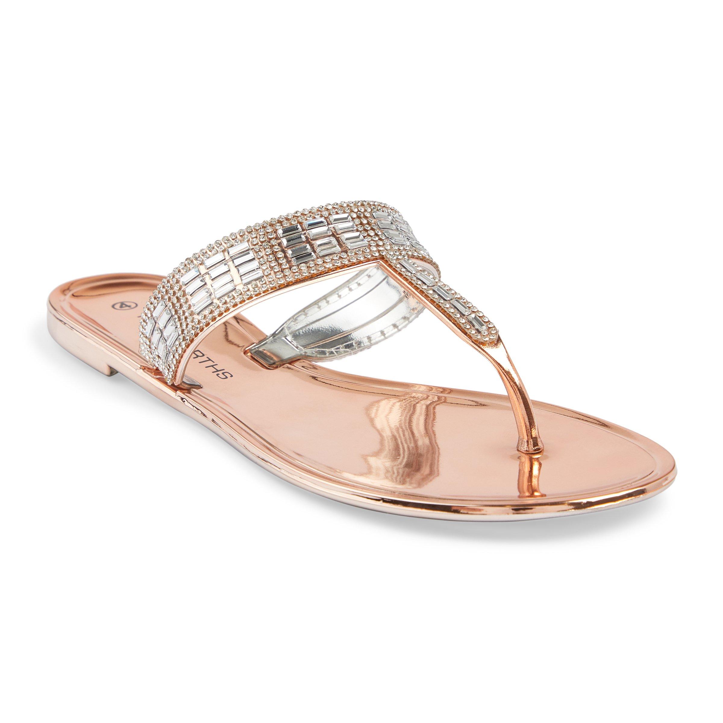 Rose gold hot sale guess sandals