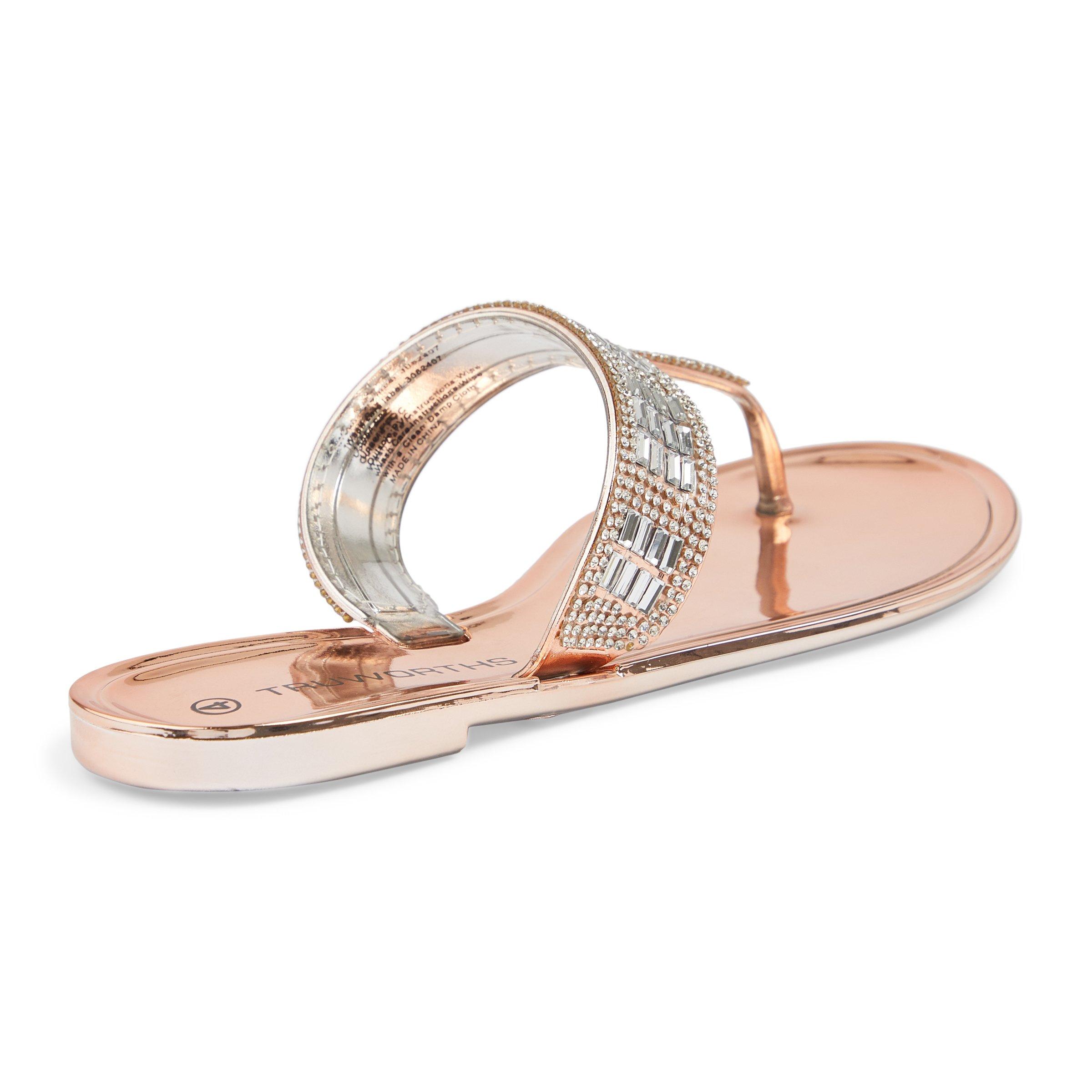 Rose cheap gold thongs