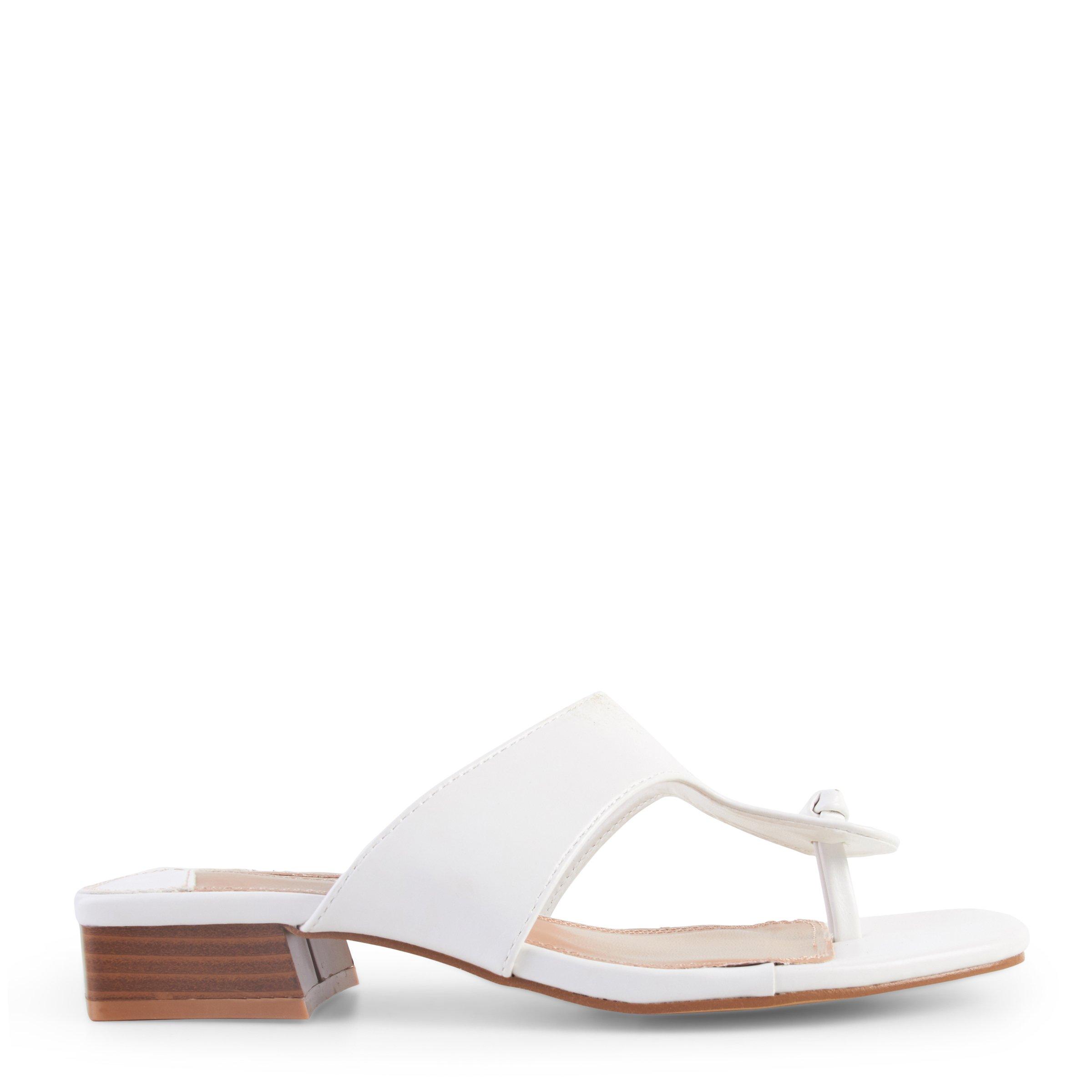 Womens white thong online sandals