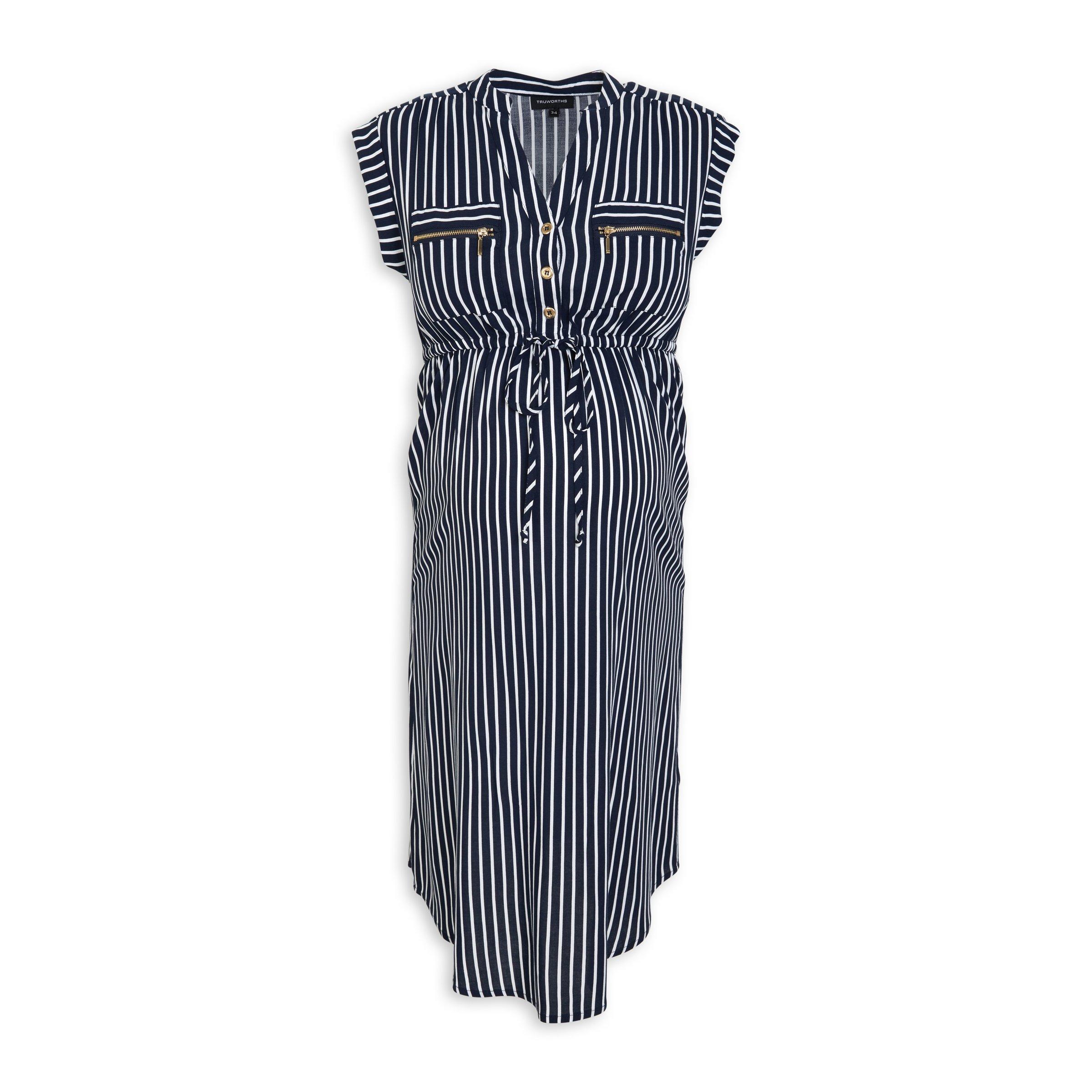 Stripe Maternity Shirt Dress 3083446 Truworths