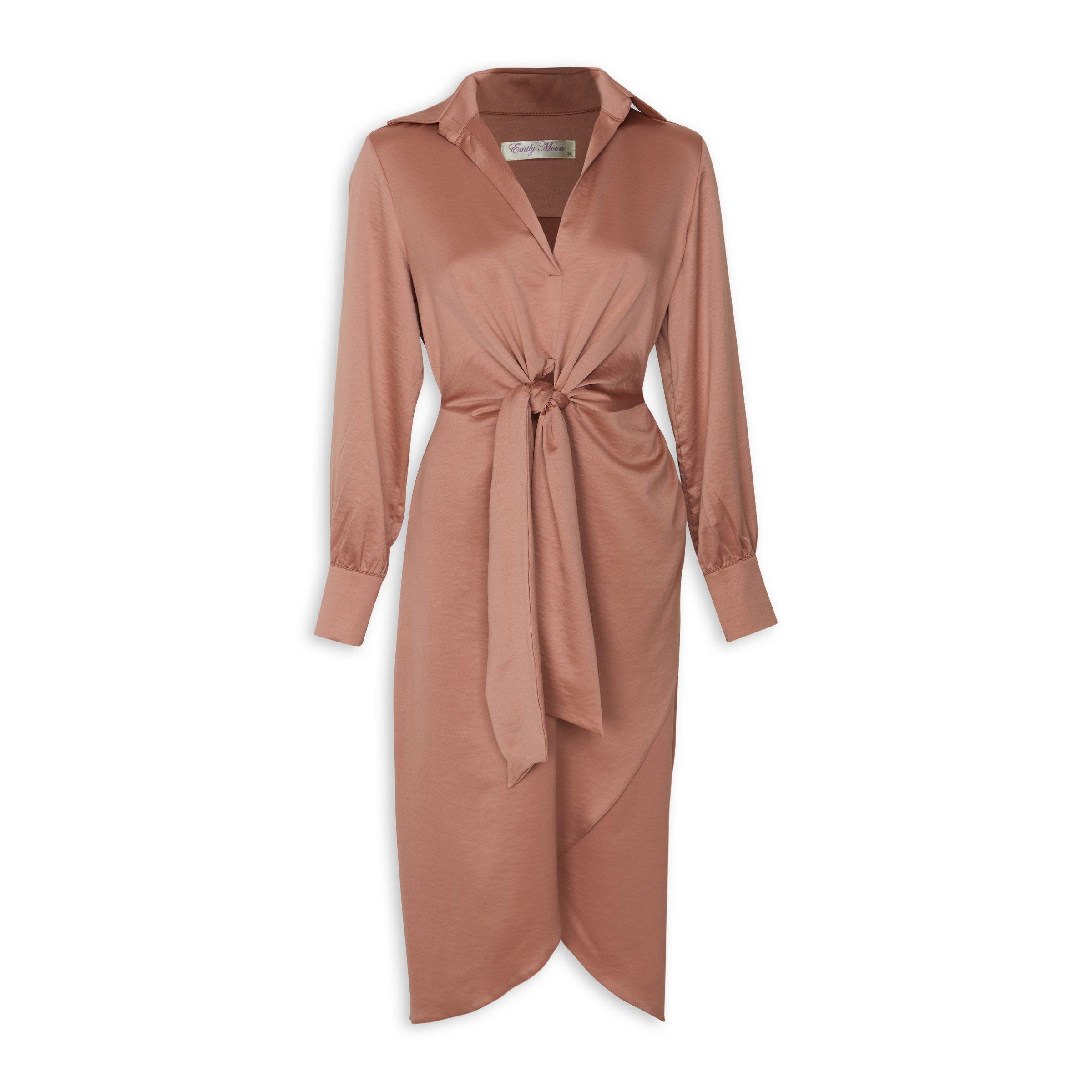 Dusty Pink Wrap Dress 3083578 Emily Moon