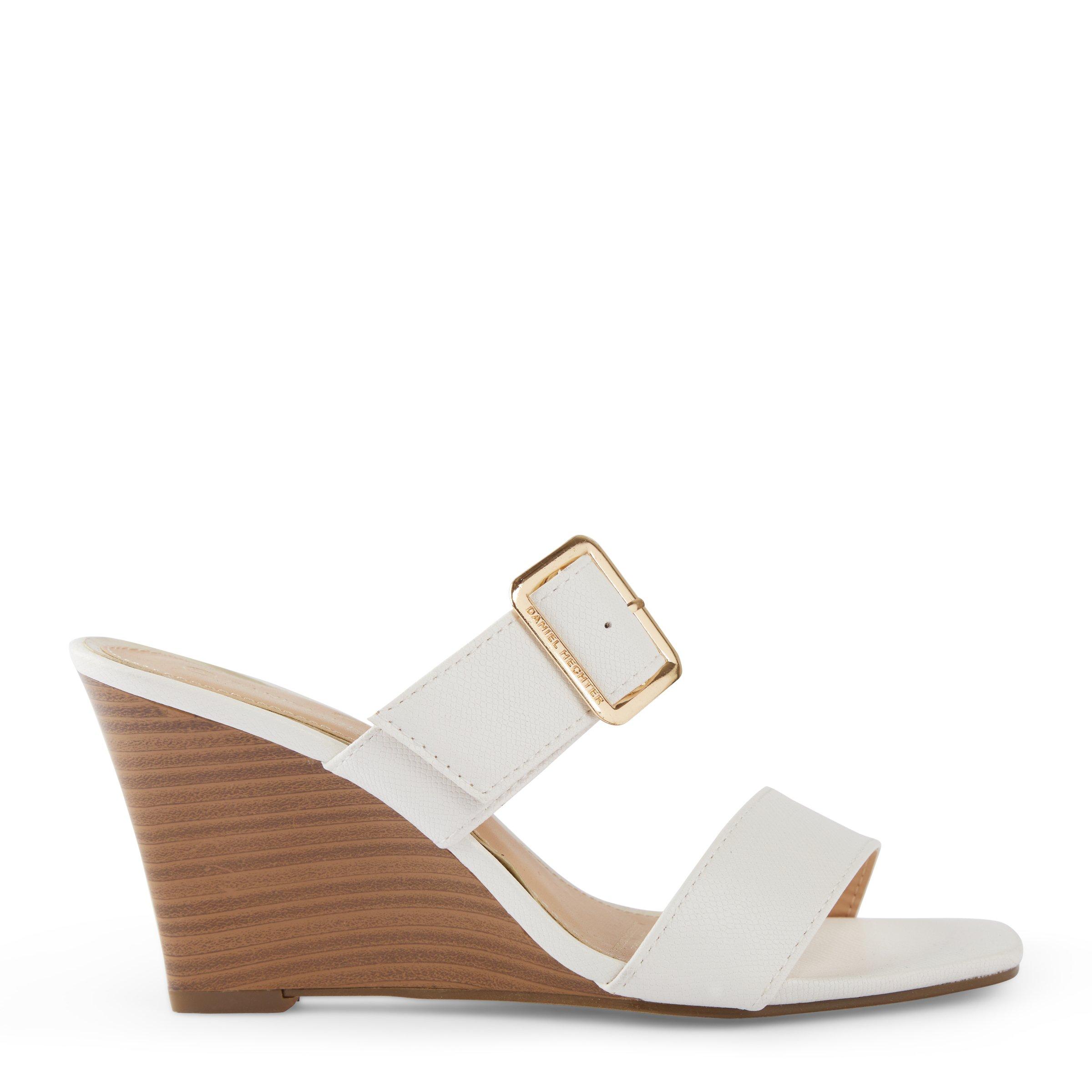 Ladies on sale white wedges