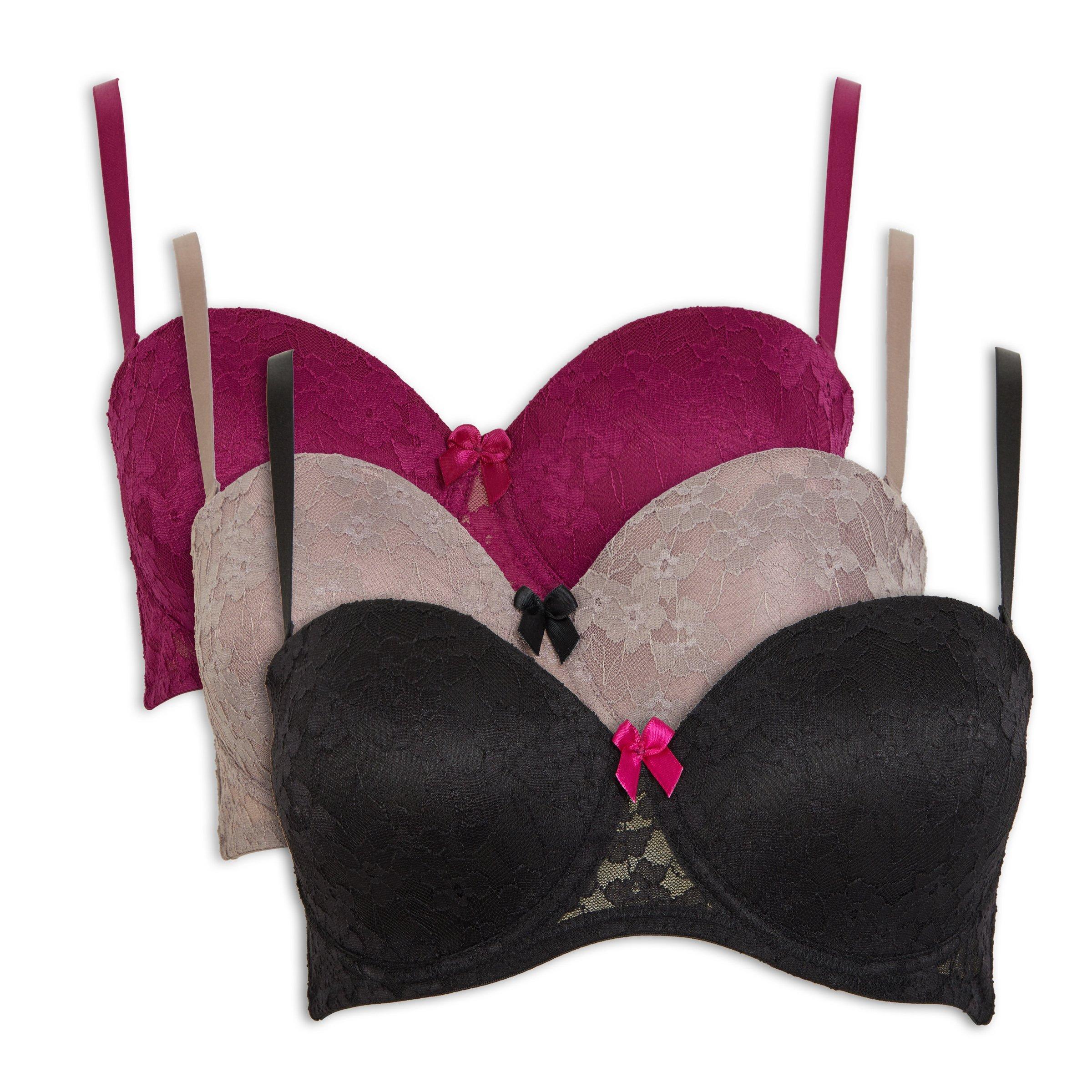 3-pack Padded Bras (3085097)