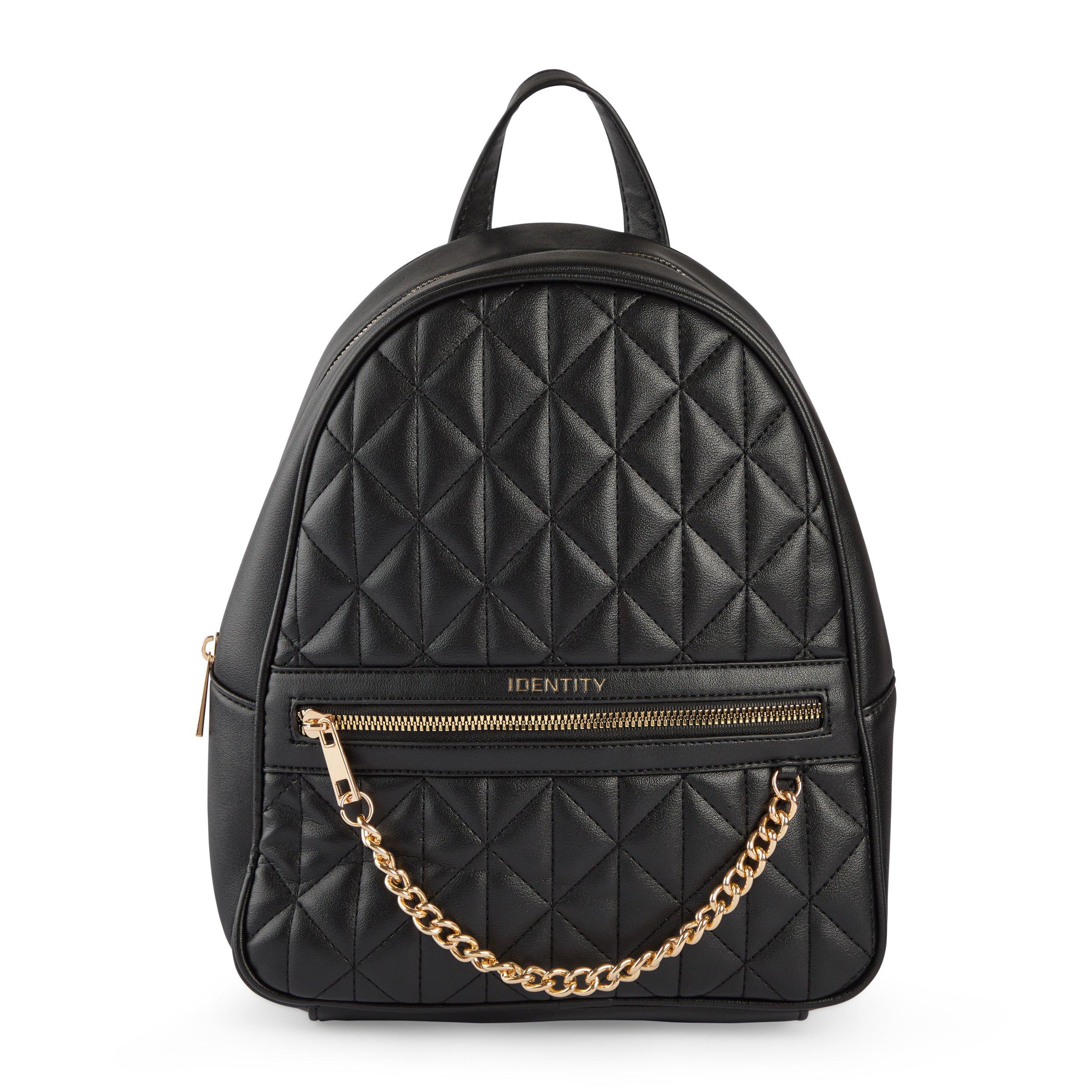 Black Gold Chain Backpack 3085186 Identity