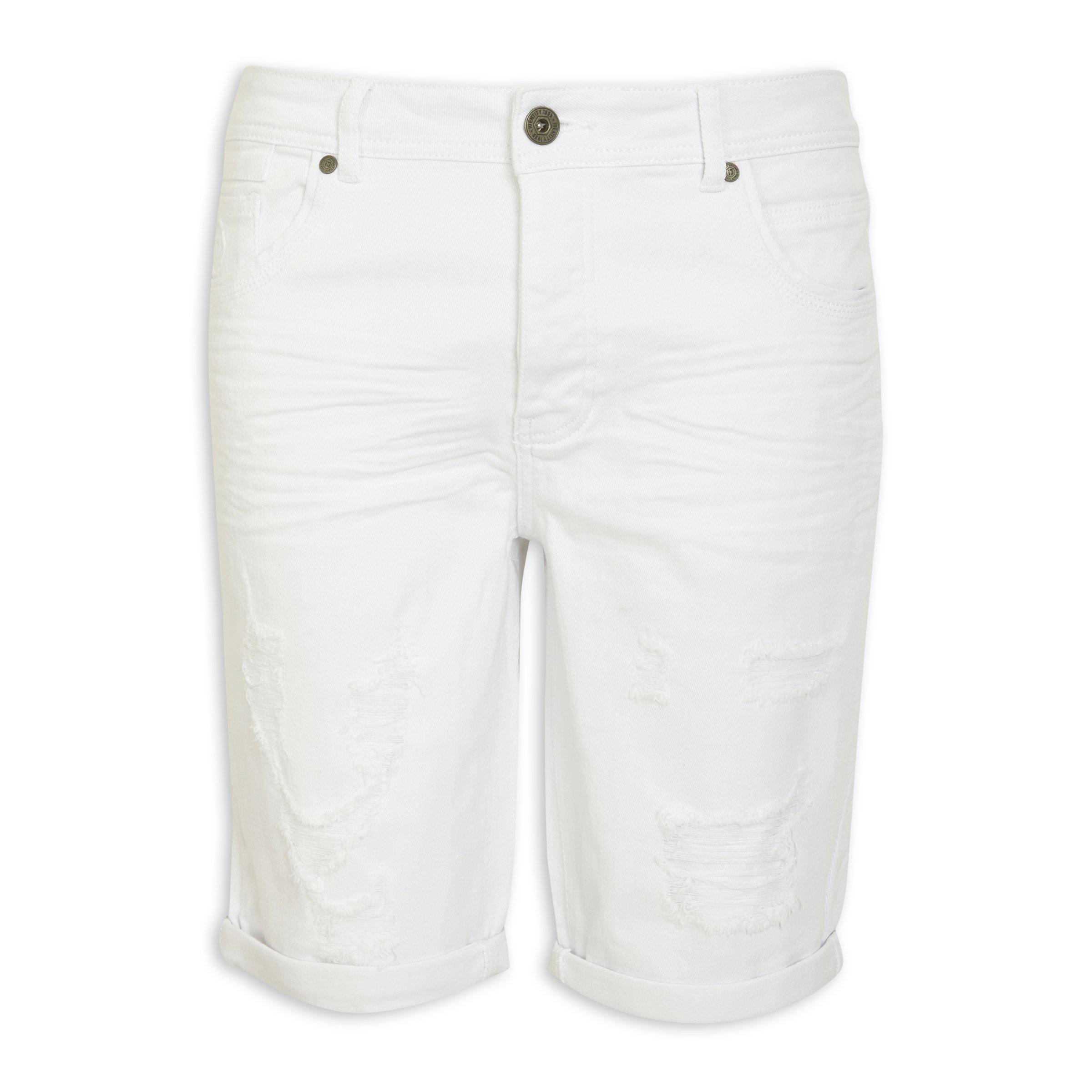 white short denim