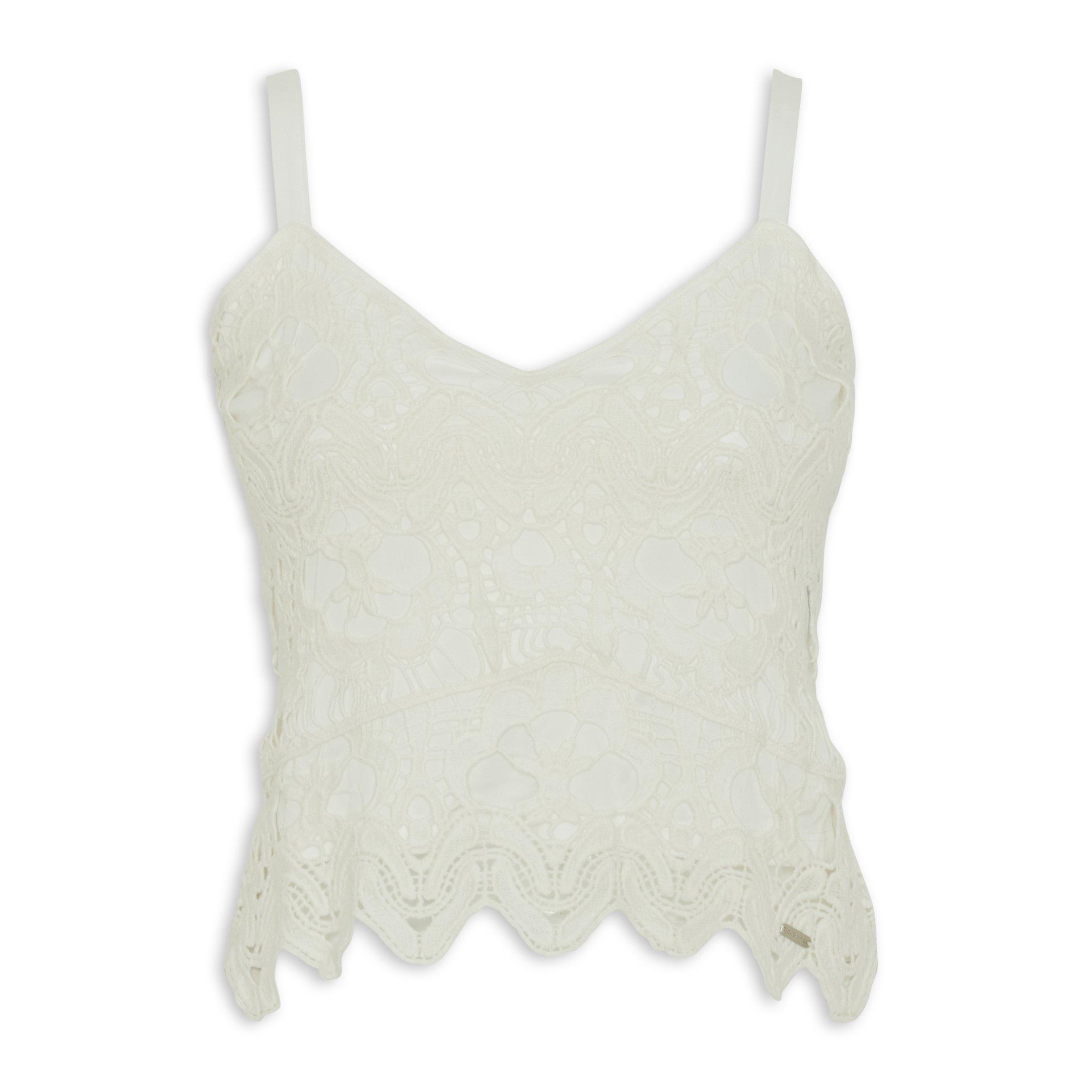 White Lace Camisole Top (3085912)