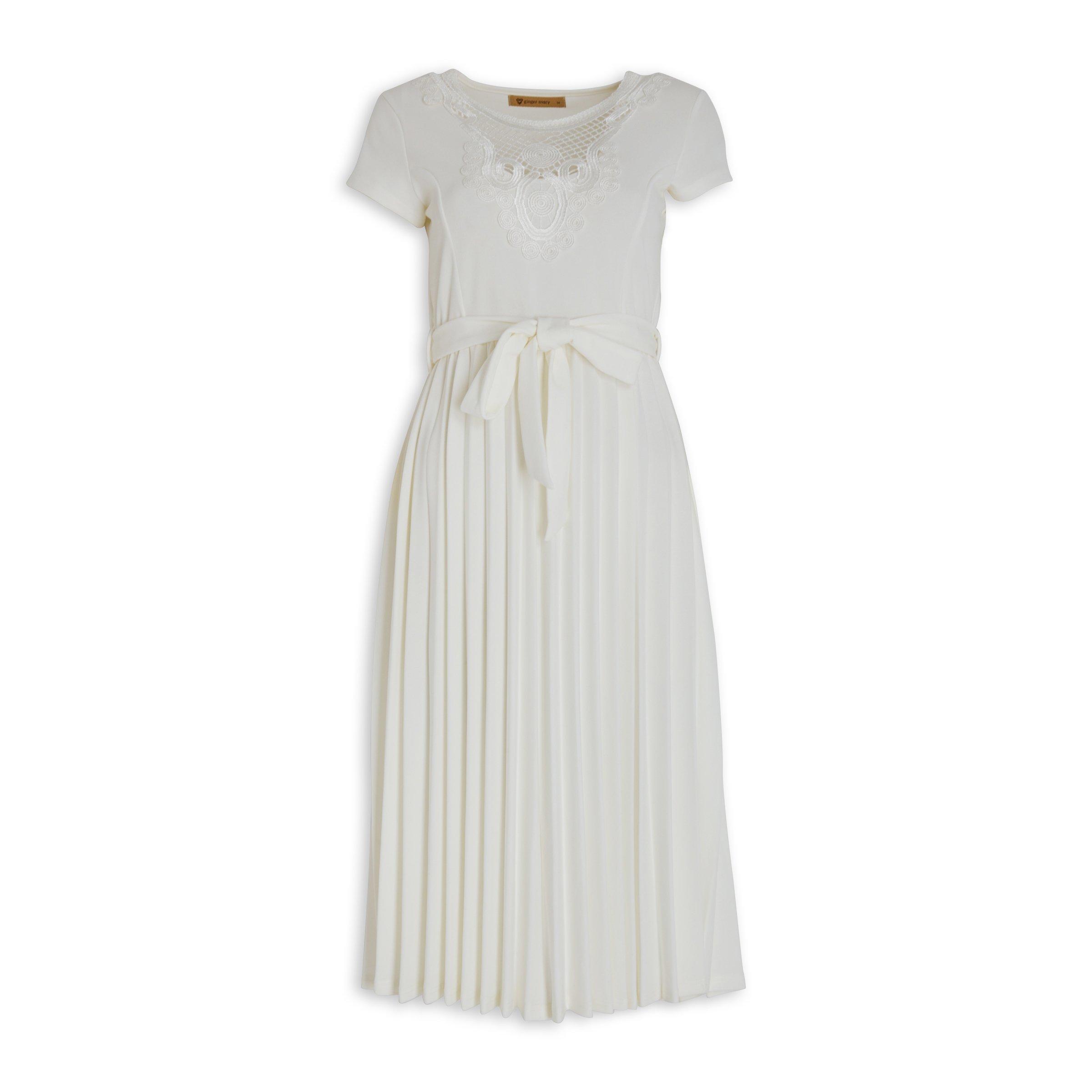 Milk Pleated Dress (3086550) | Ginger Mary