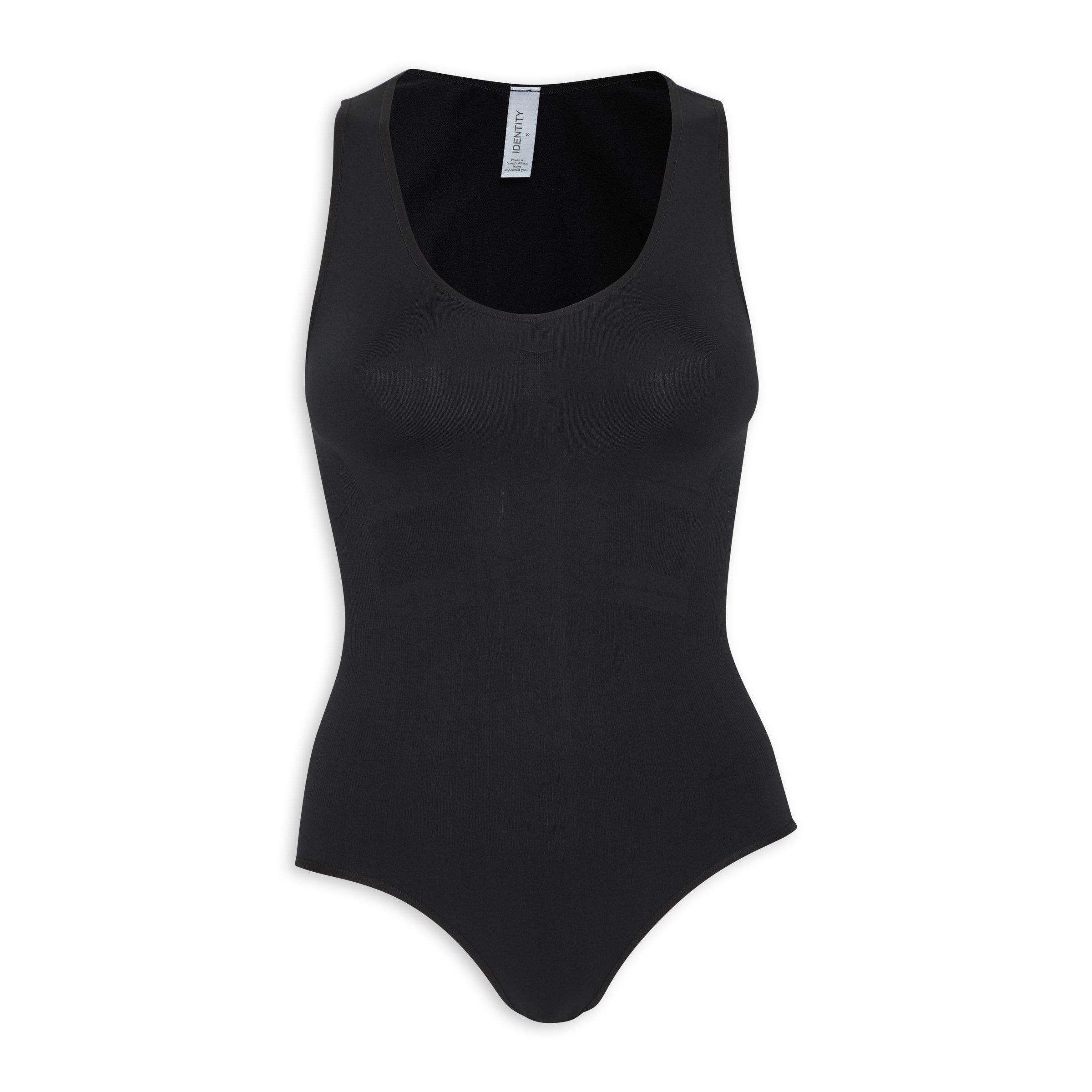 Plain Black Bodysuit Sleeveless Tank Body Suit Women's Costume MD-LG -  www.