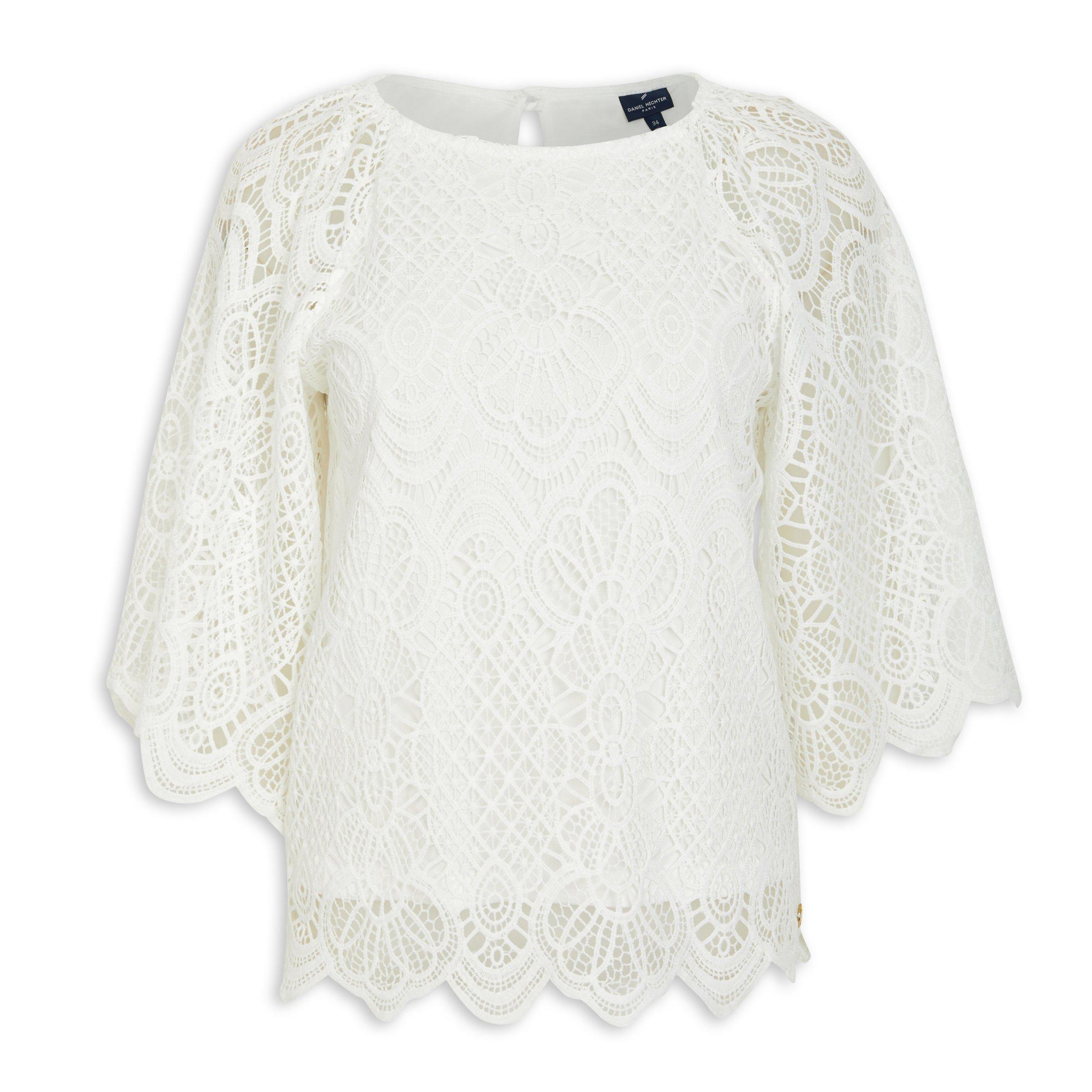 Milk Lace Batwing Top 3087895 Daniel Hechter