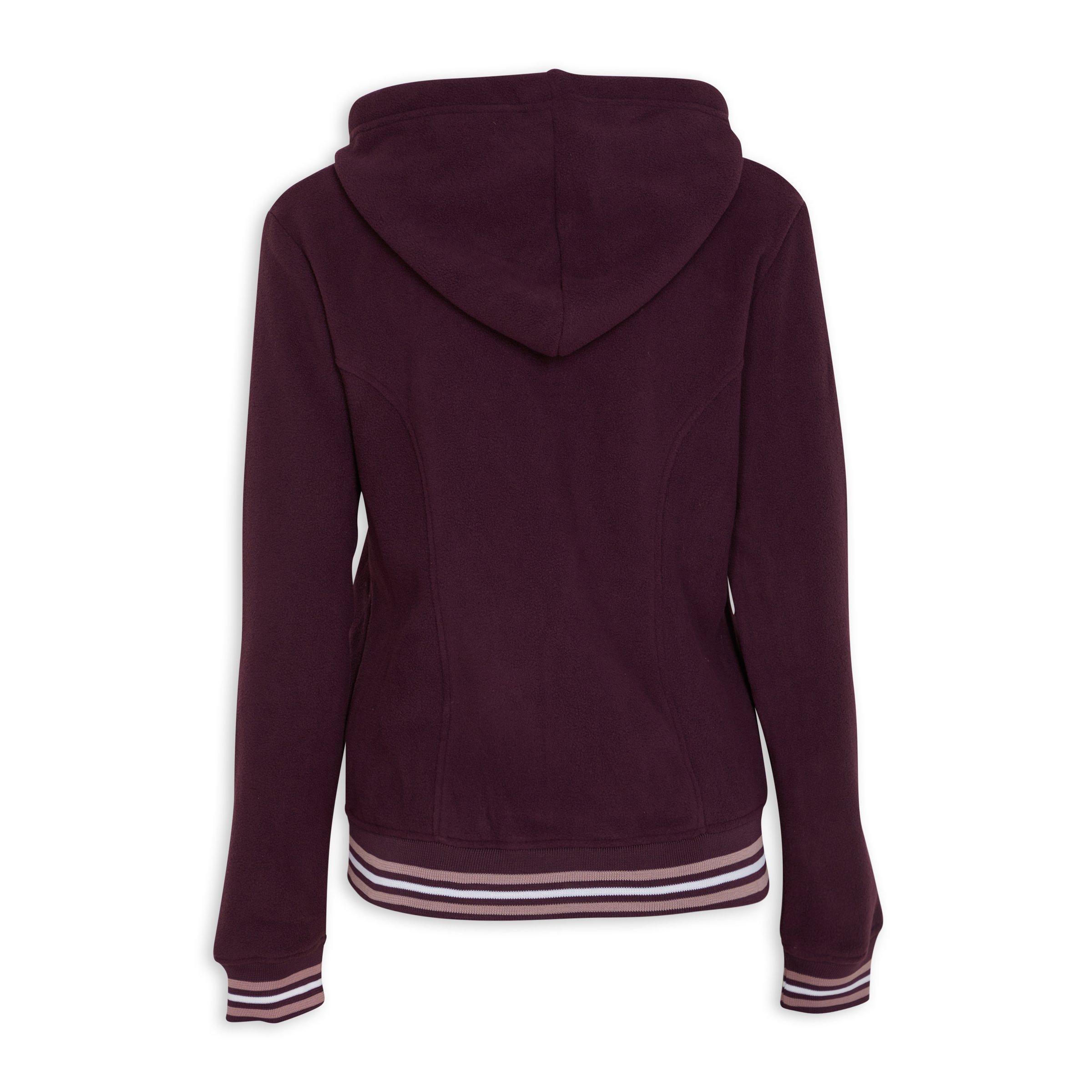 Plum zip sale up hoodie