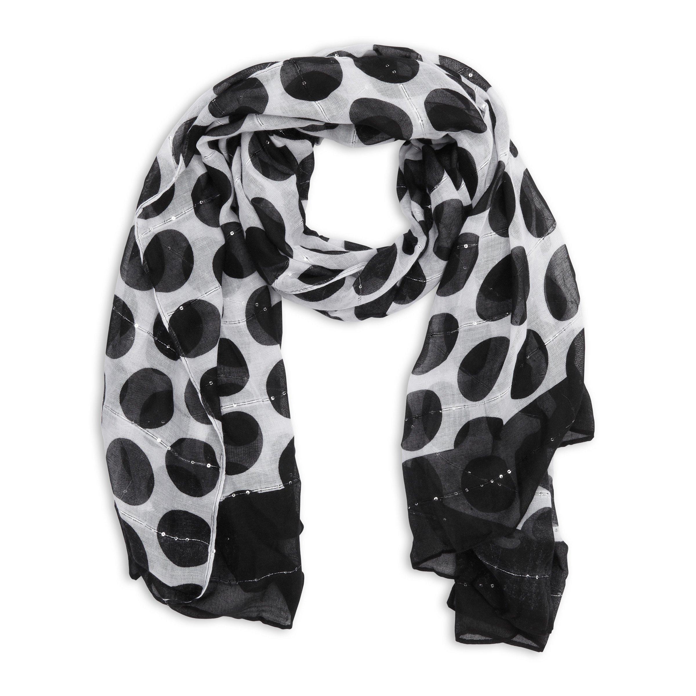 Black and store white scarf uk