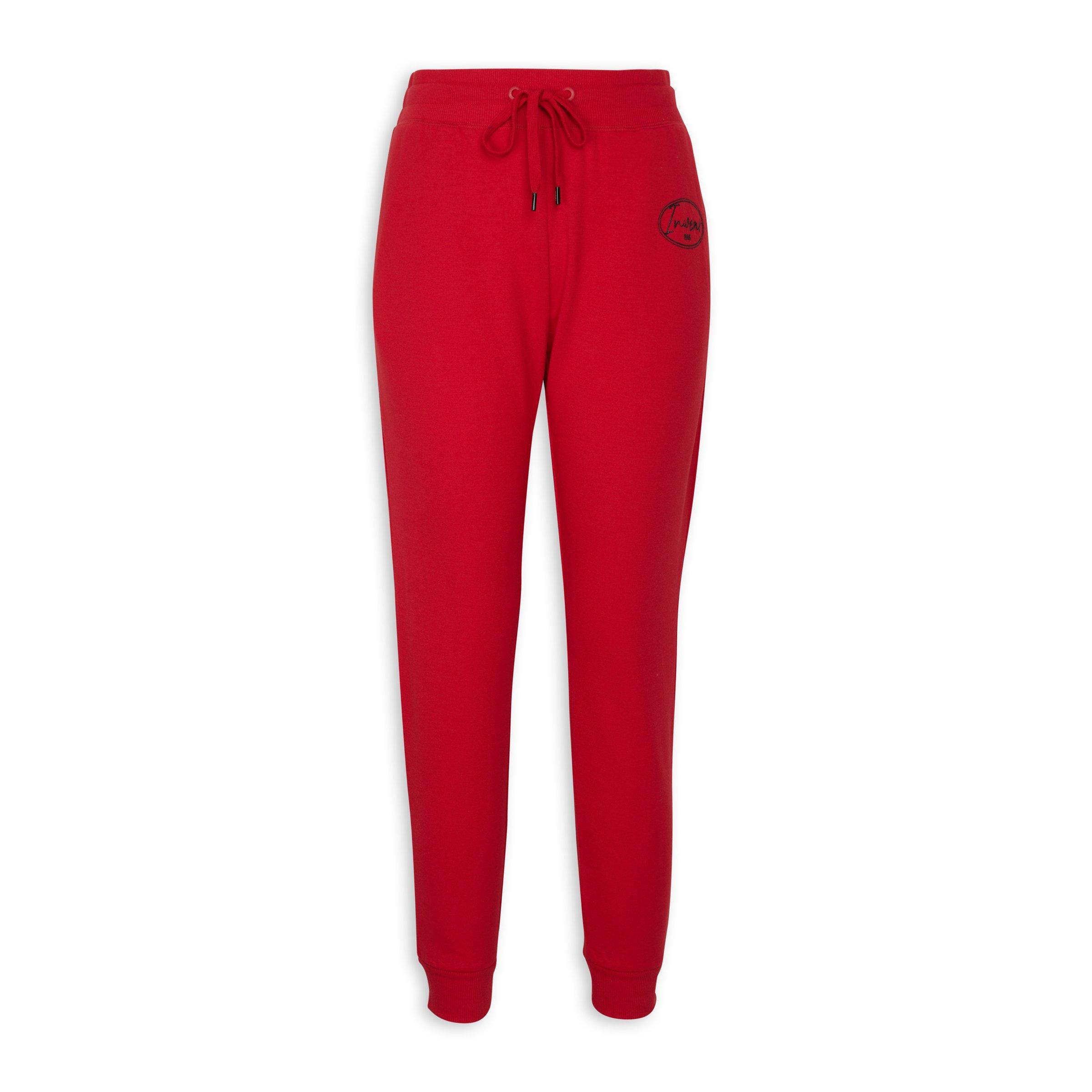 Red discount jogger women