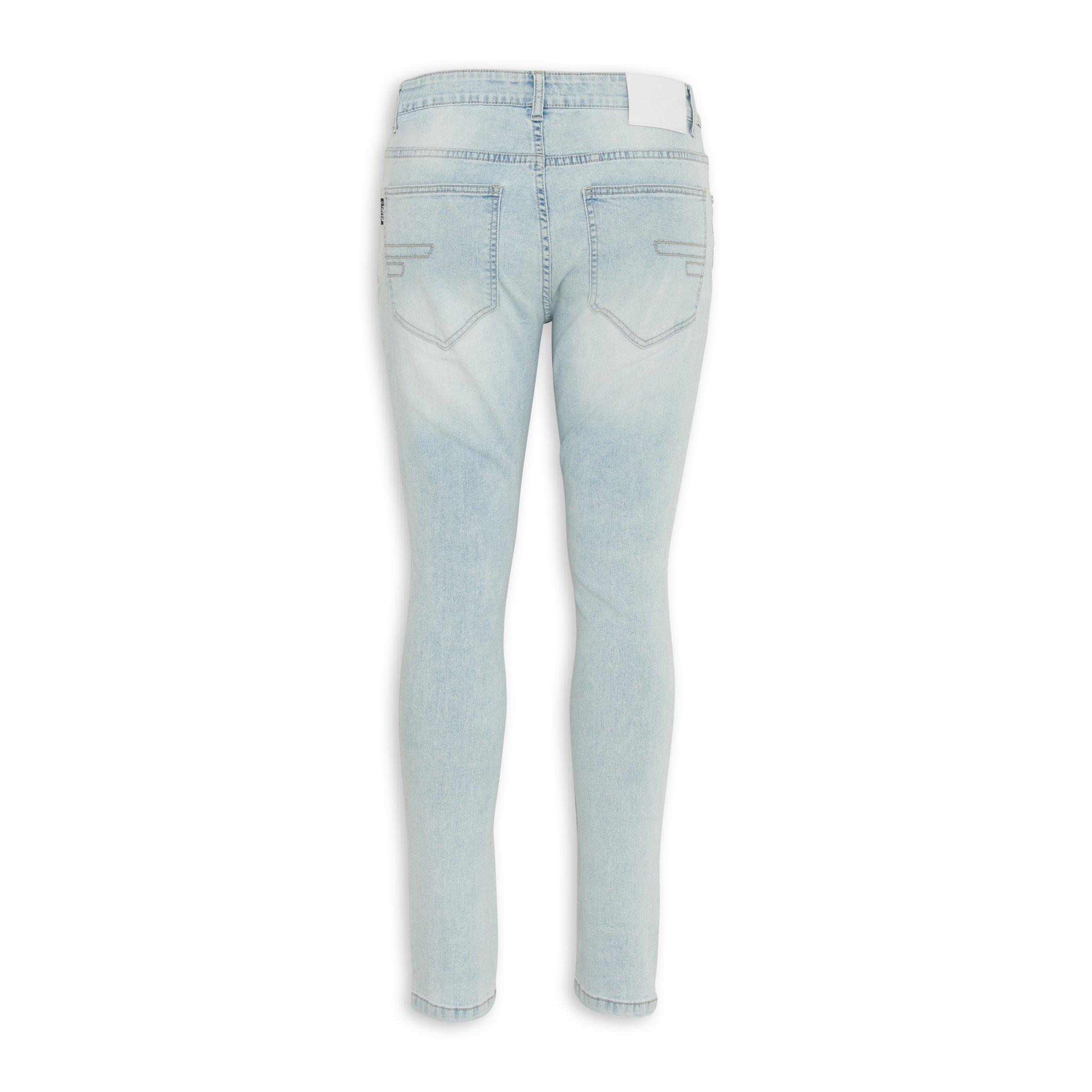 Light blue 2024 bleached jeans