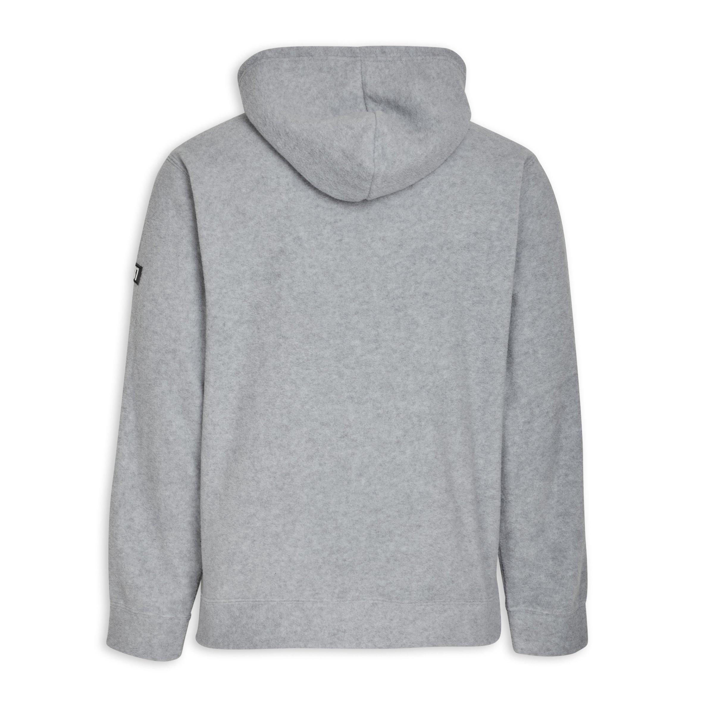 Grey store branded hoodie