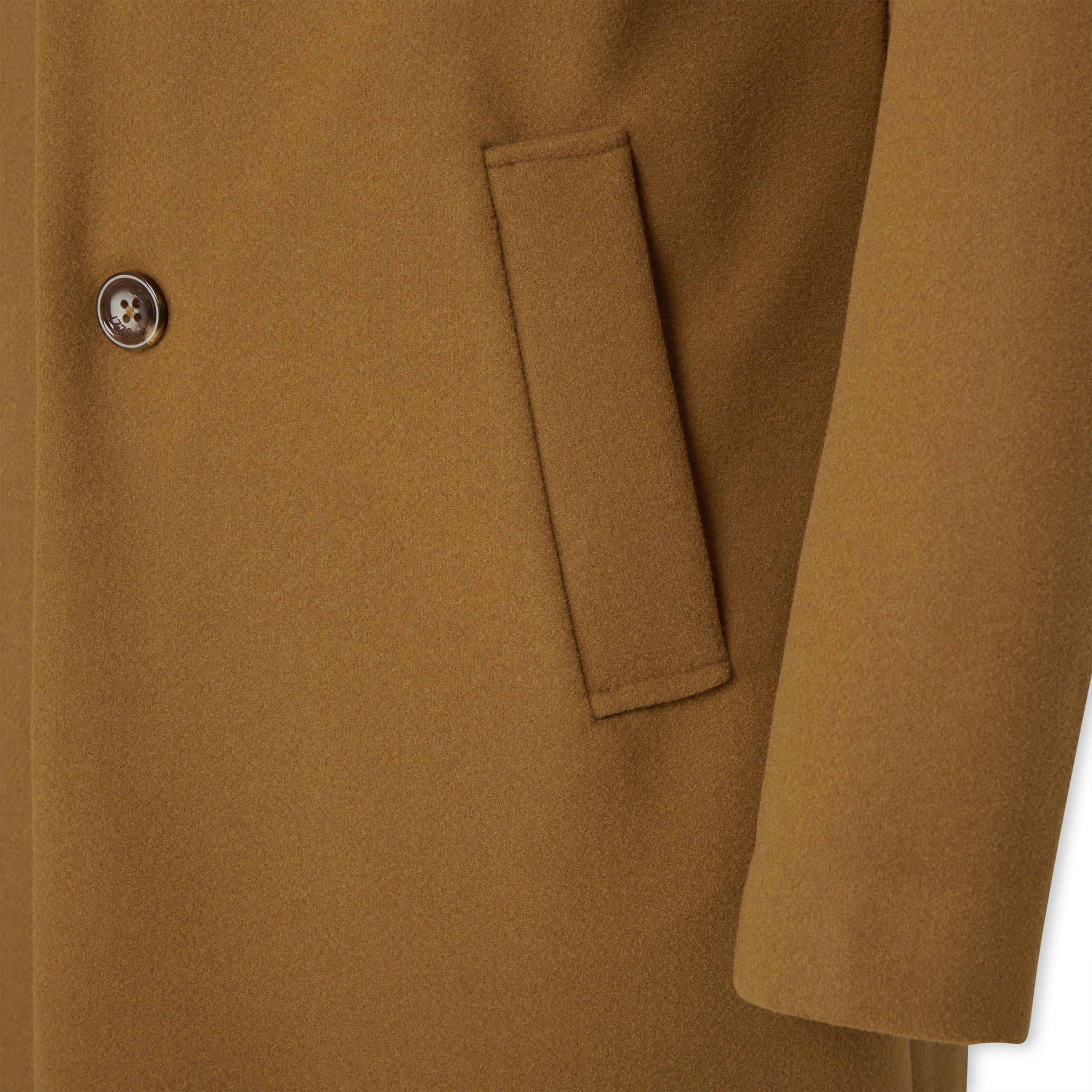 Camel best sale melton coat