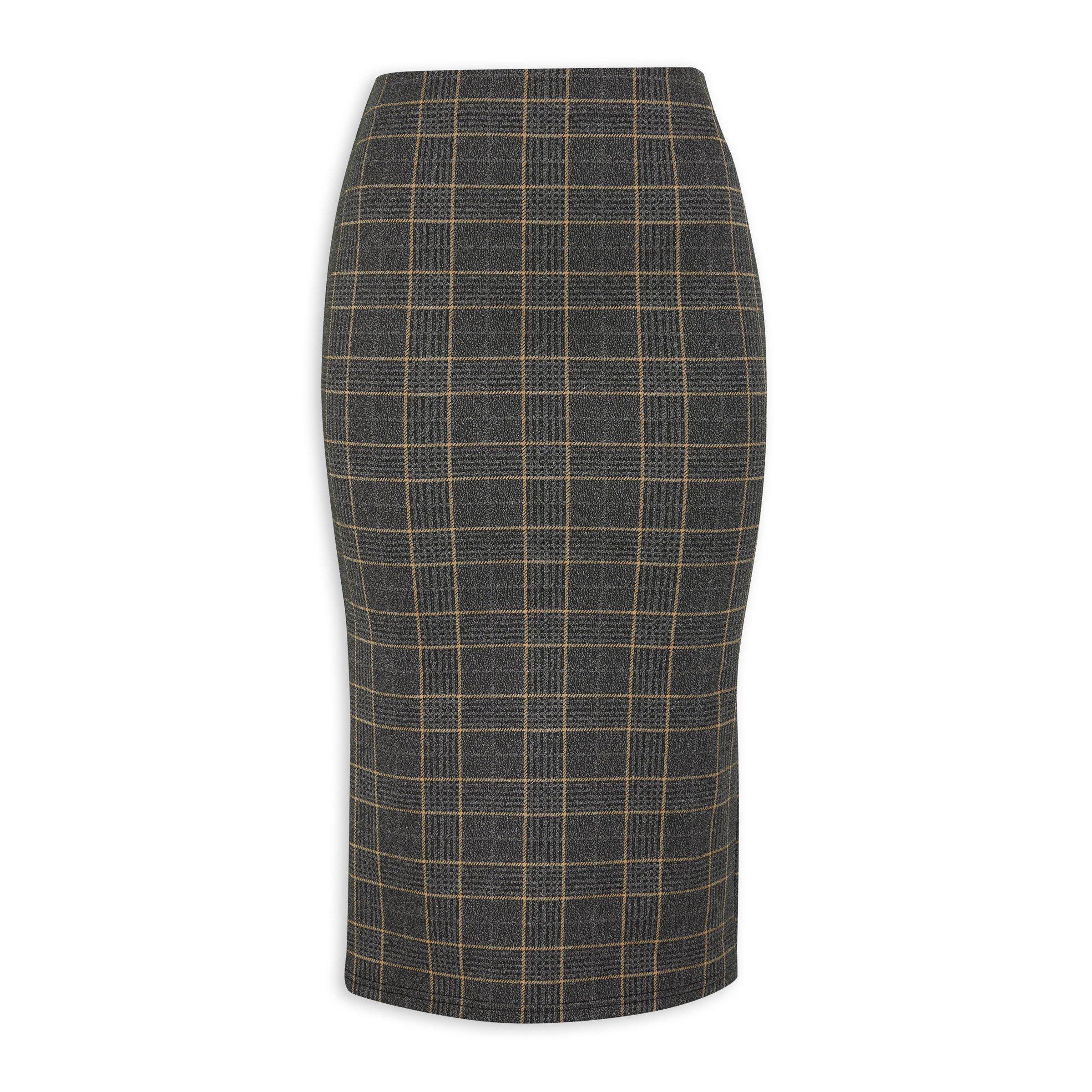 Bodycon shop check skirt