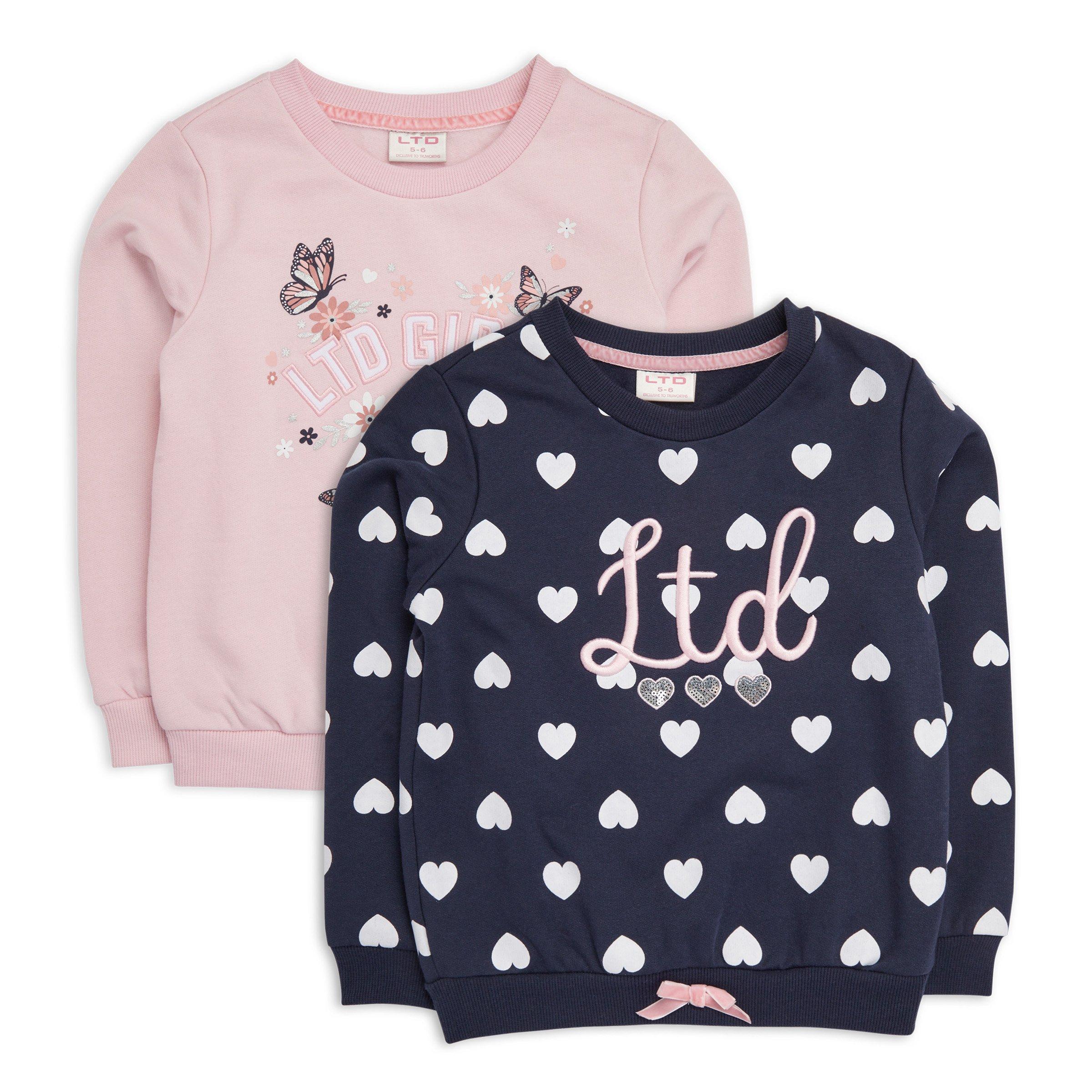 2 pack Kid Girl Sweat Tops 3088925 LTD Kids