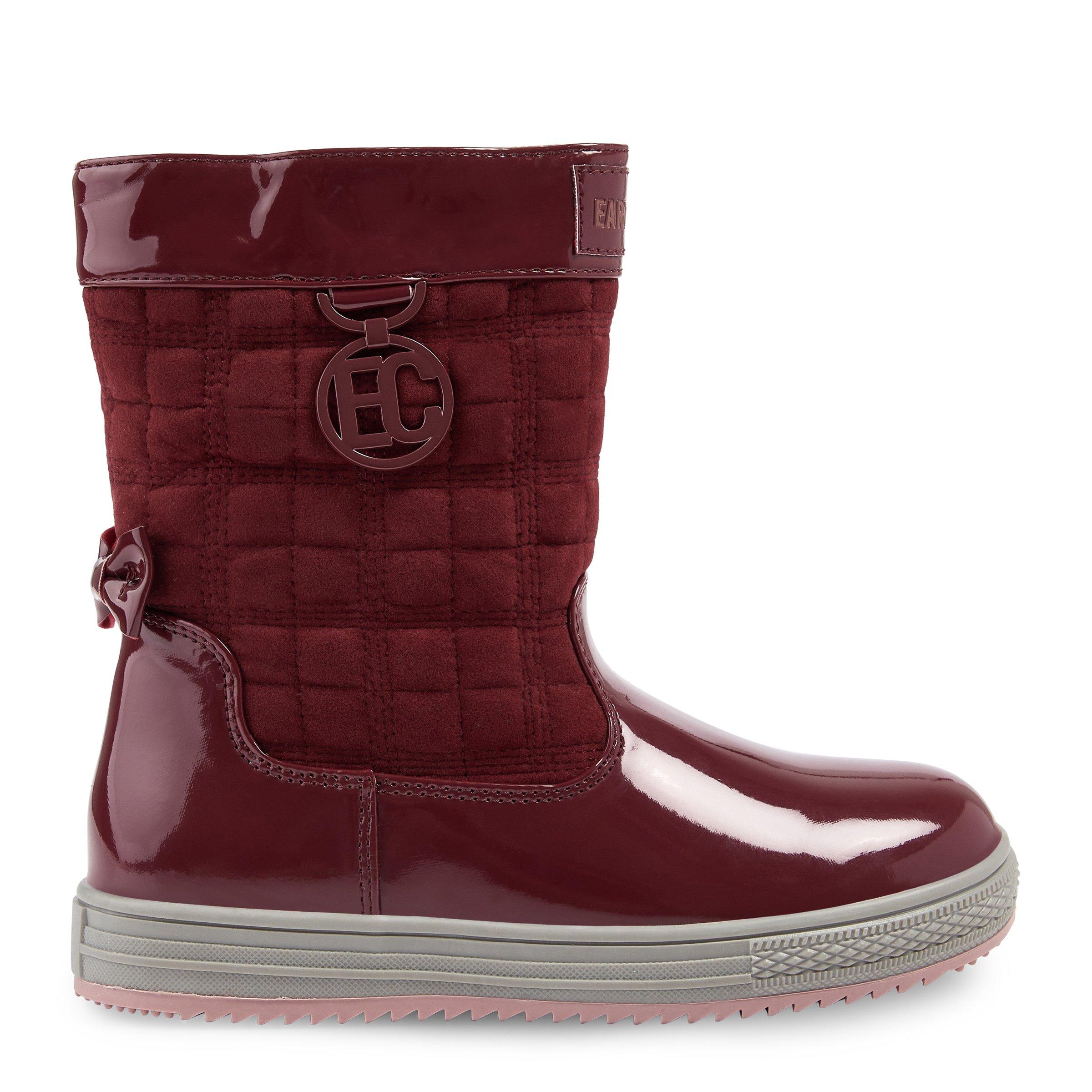 Burgundy boots cheap for girls