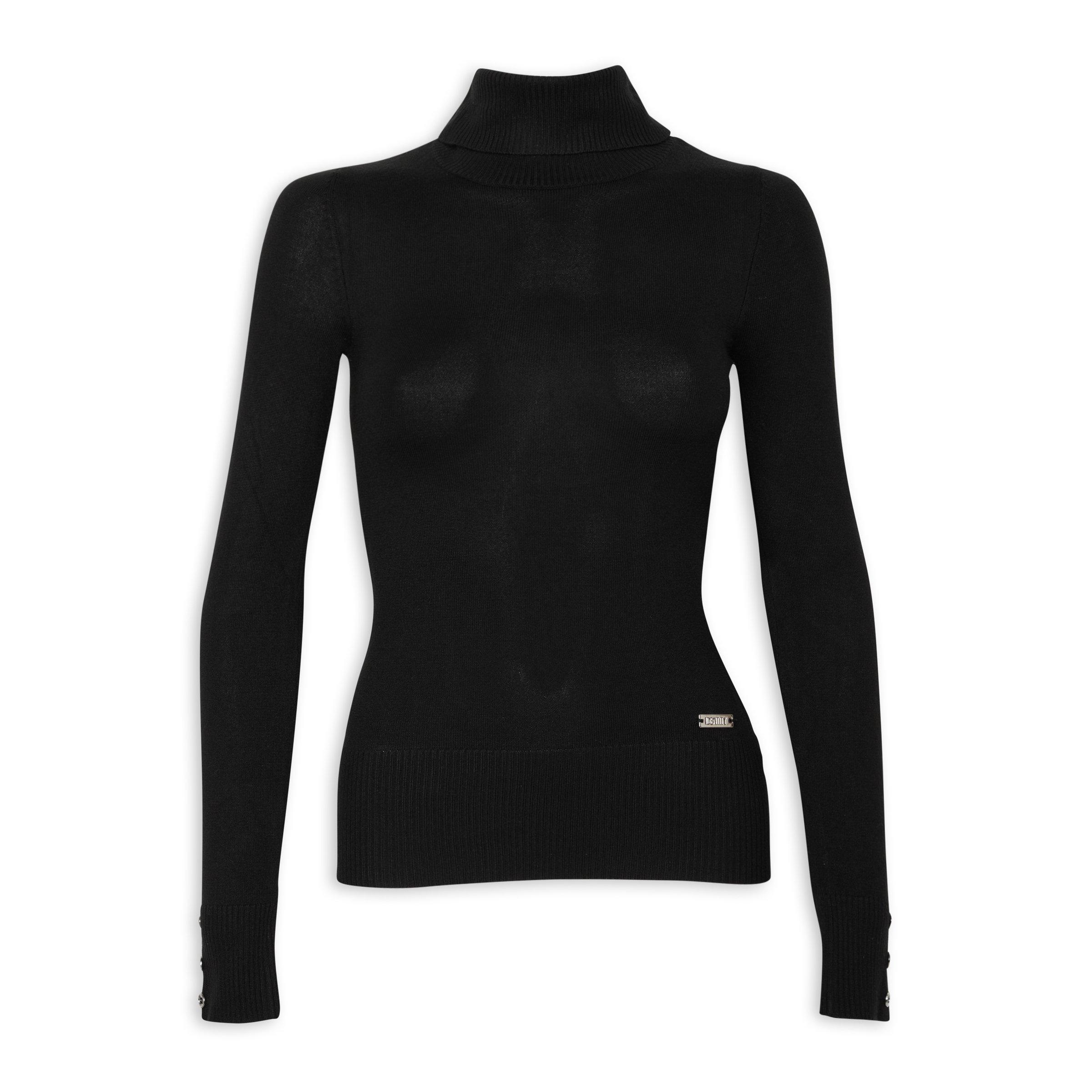 Black polo neck ladies hotsell