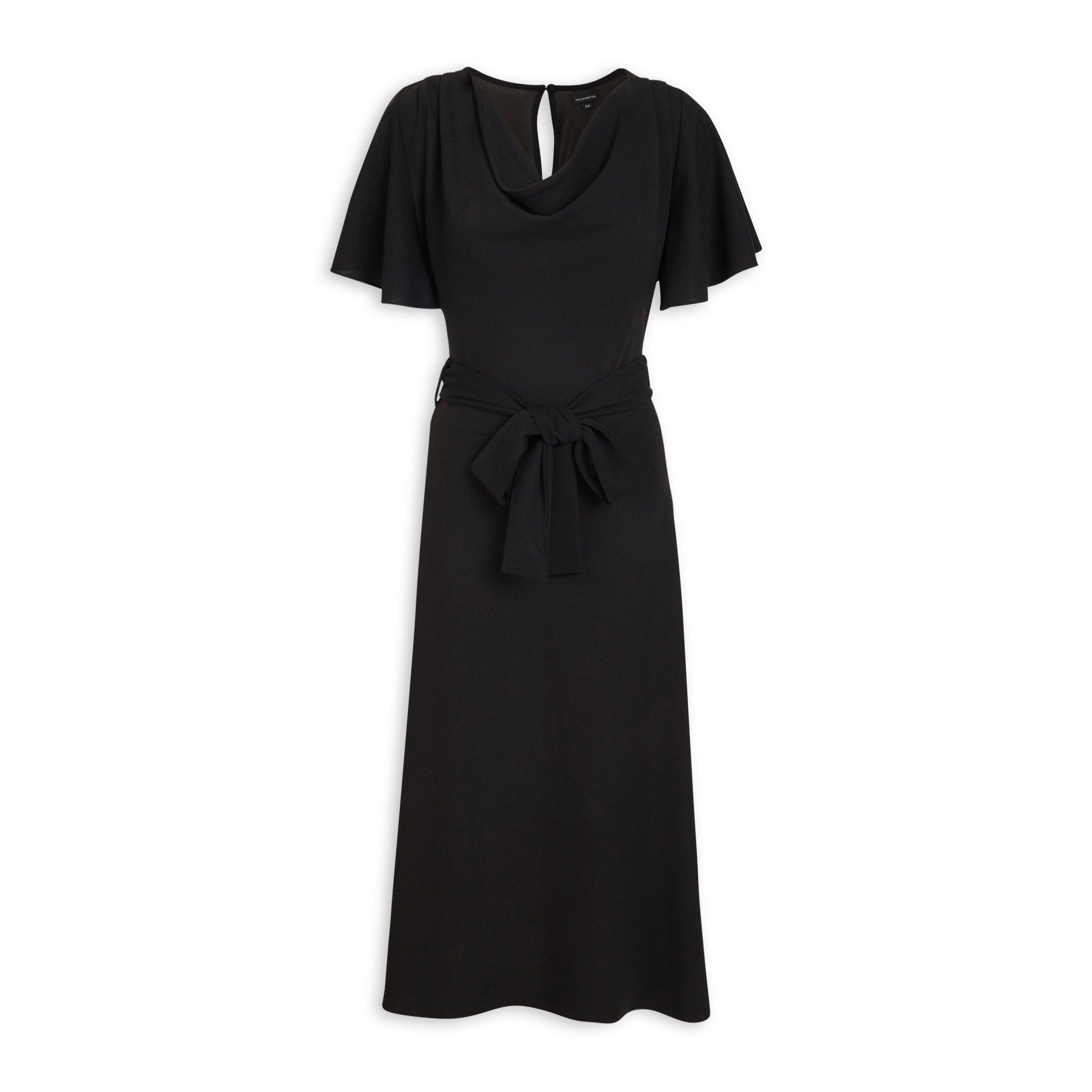 Black A line Dress 3089156 Truworths