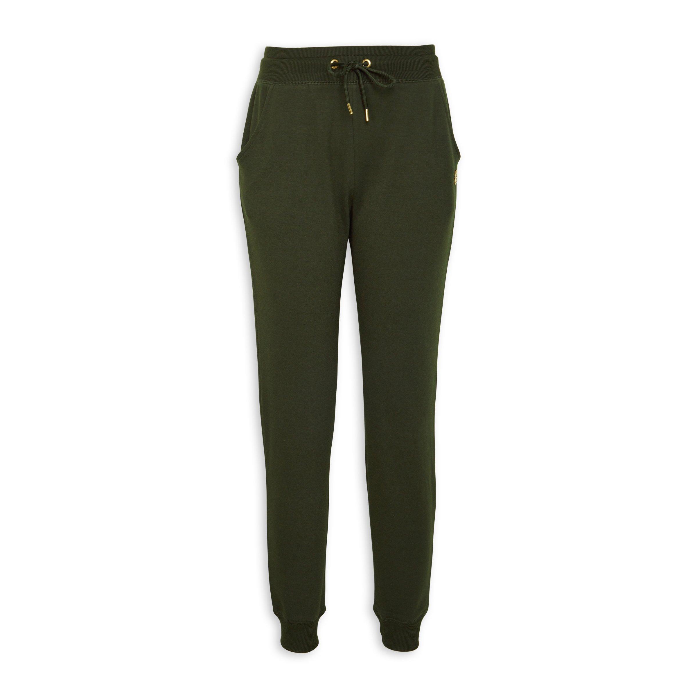 Army green joggers womens online