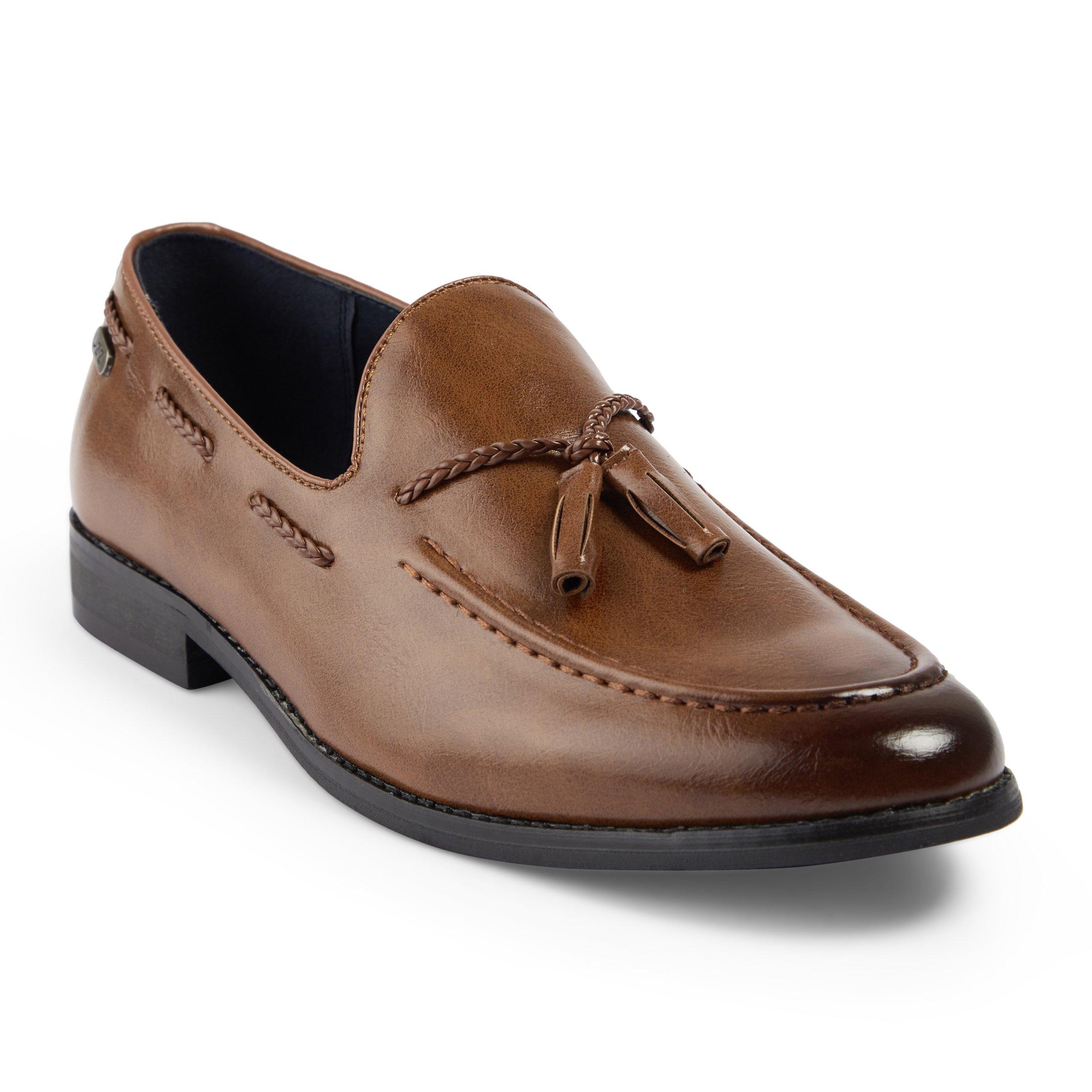 Tan tassel hot sale loafers mens