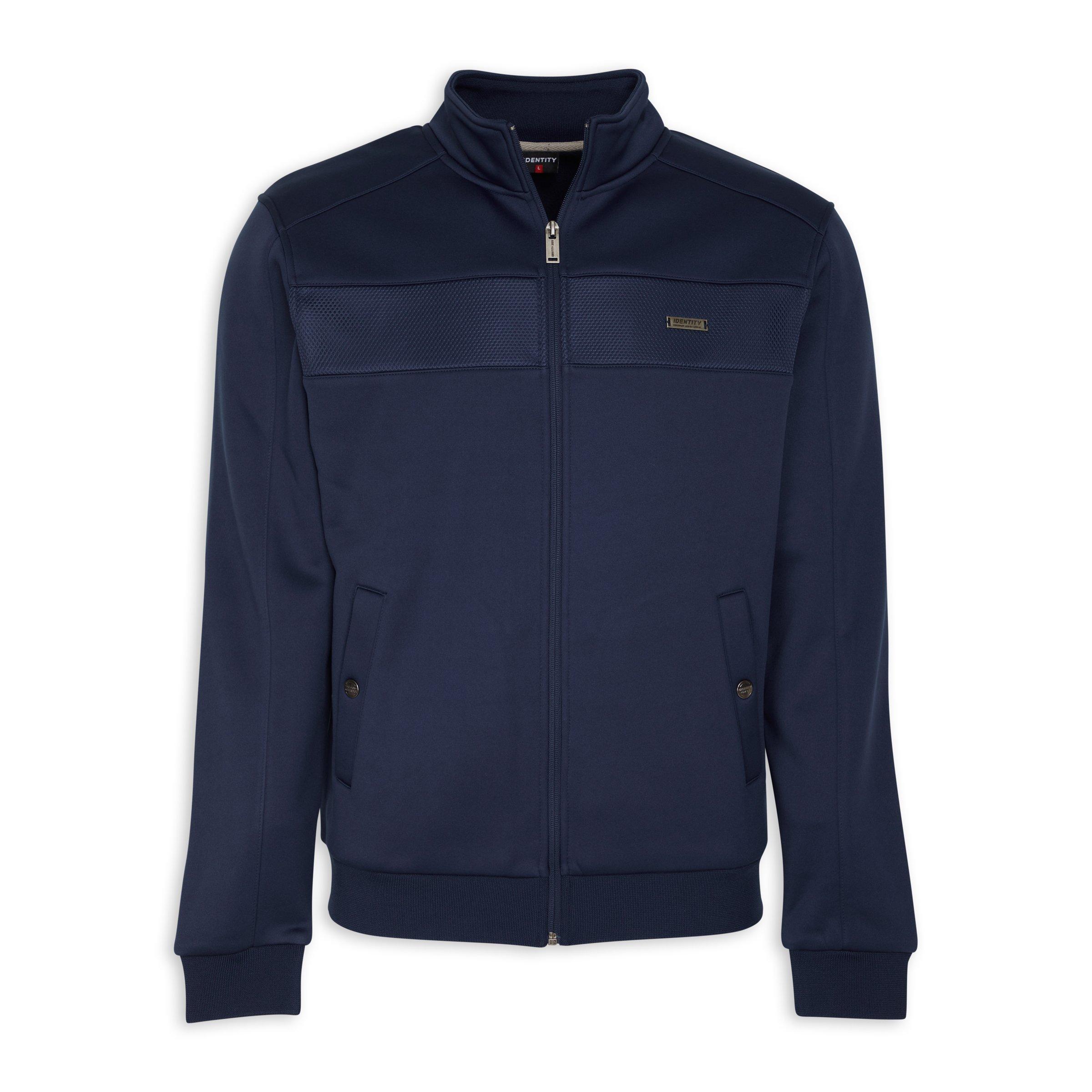 Navy Zip through Jacket 3089769 Identity