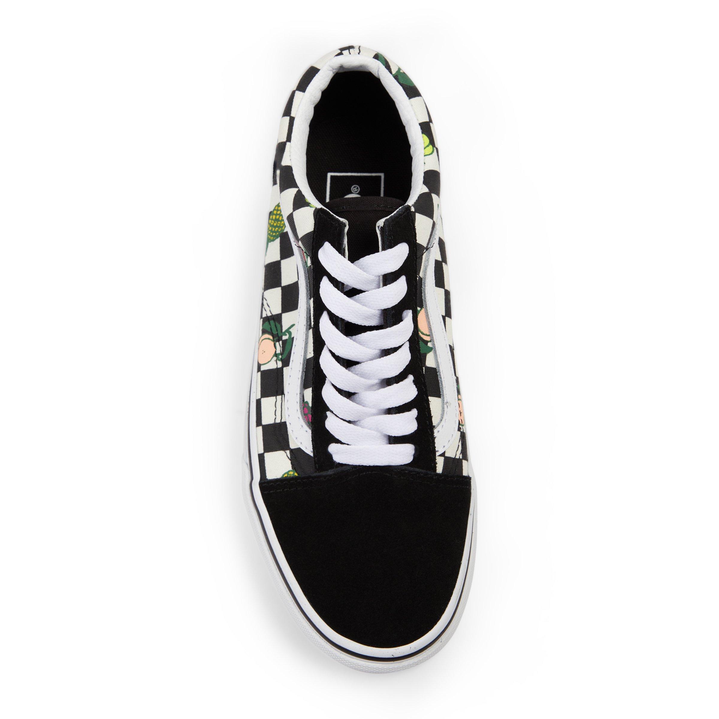 Vans old skool checkerboard party multi color on sale rainbow