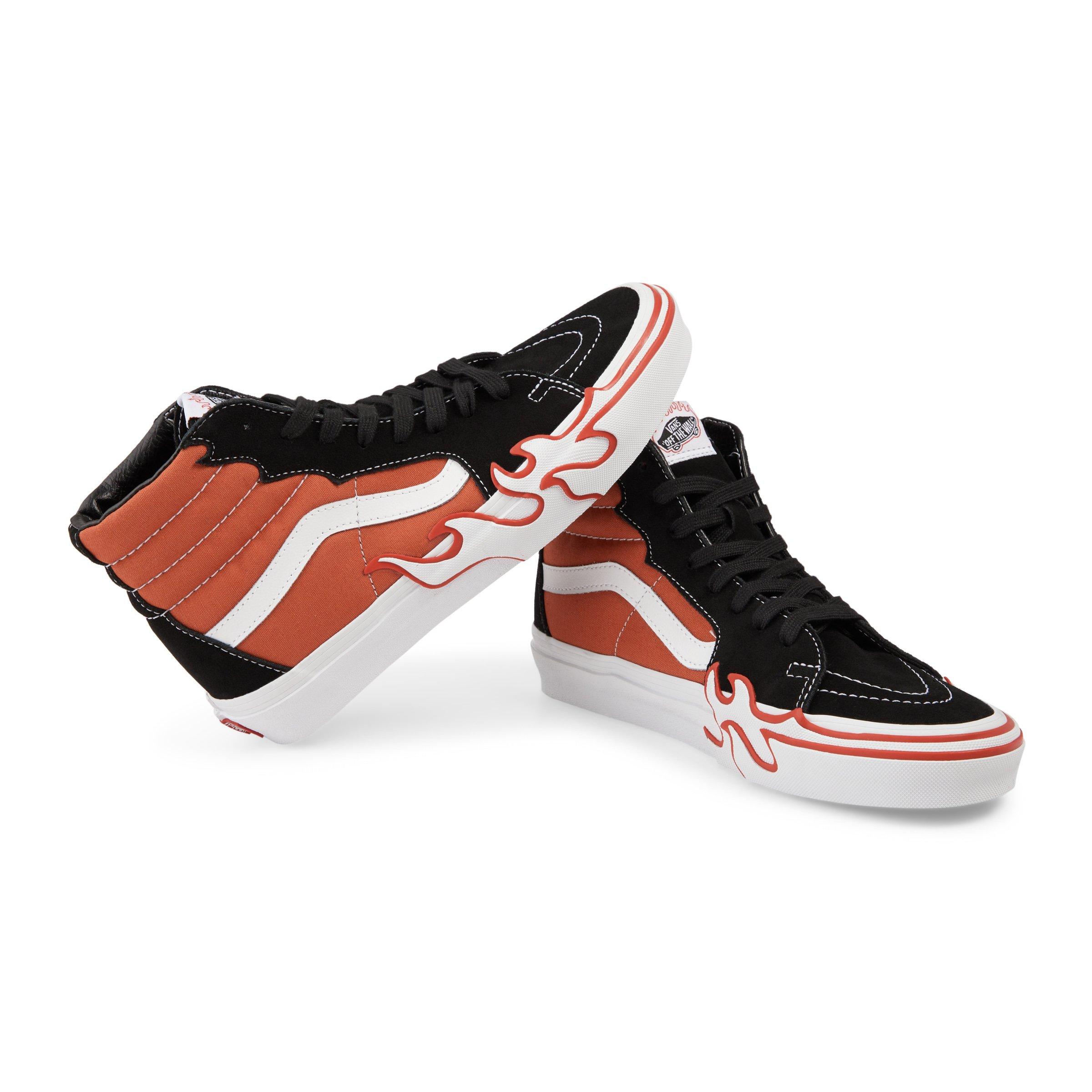 Vans flame sk8 hot sale