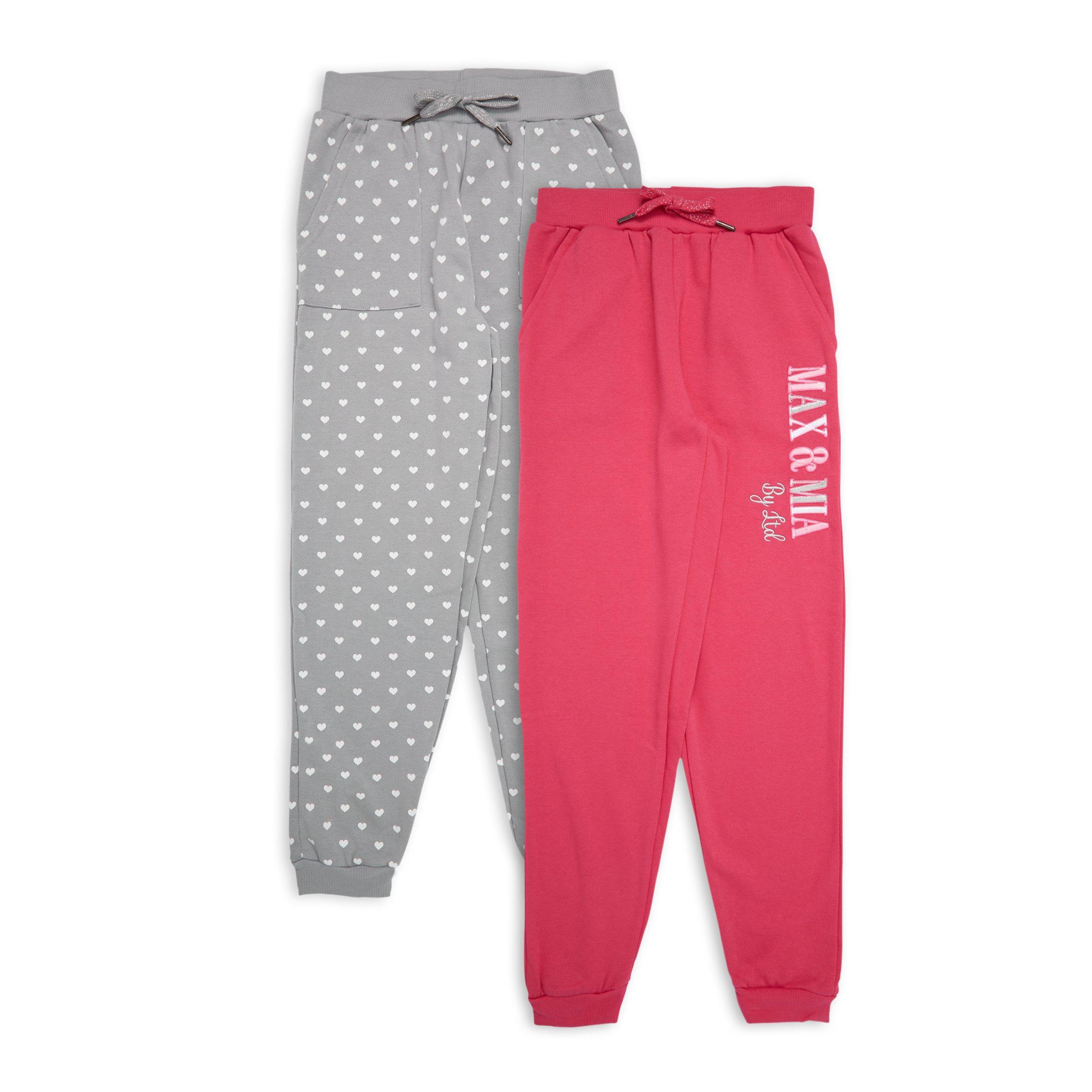 2-pack Girls Cuffed Joggers (3089941)